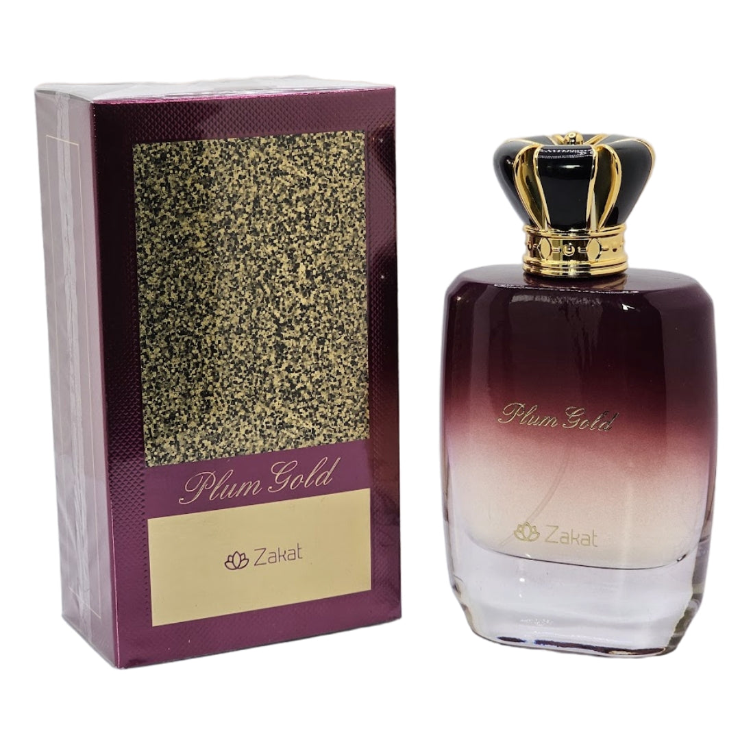 Plum Gold Eau De Perfum By Zakat For Women 3.4 Oz/100 ML Super Amazing Rich Niche Fragrance