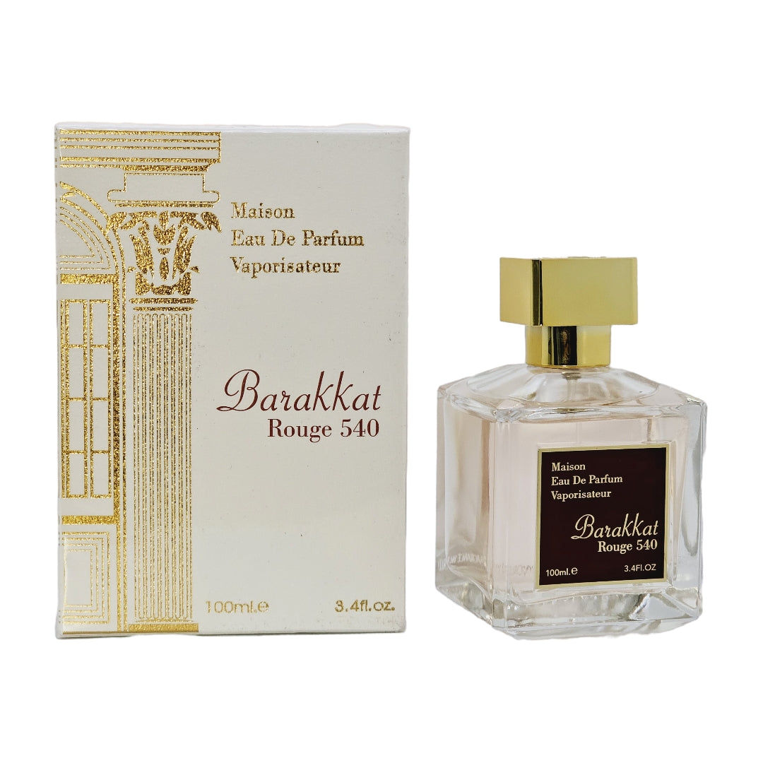 Barakkat Rouge 540 Unisex by Maison Eau De Parfum 3.4oz/100ml