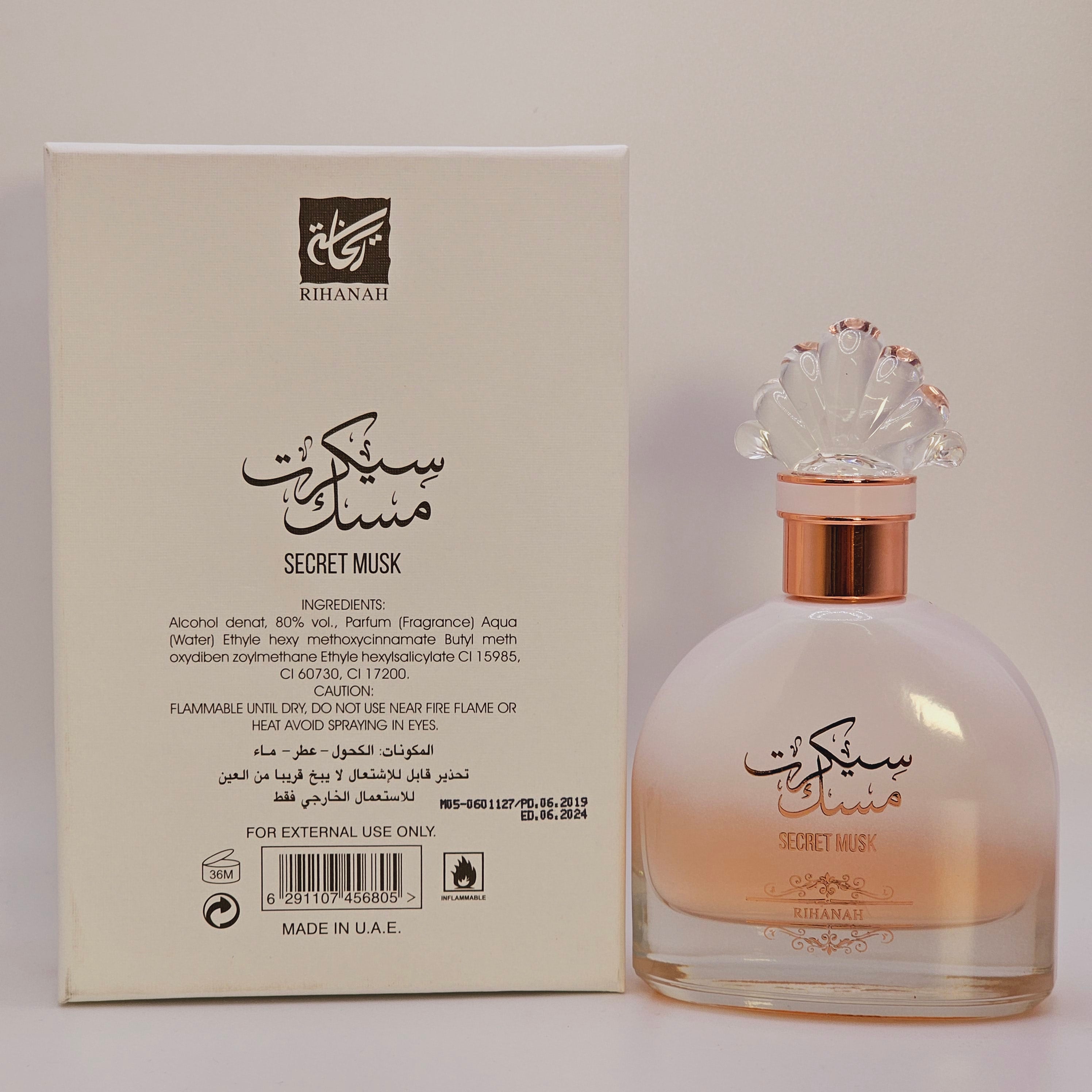 Secret Musk By Rihanah Eau De Parfum Spray 3.4oz/100 ml Unisex - Image 3