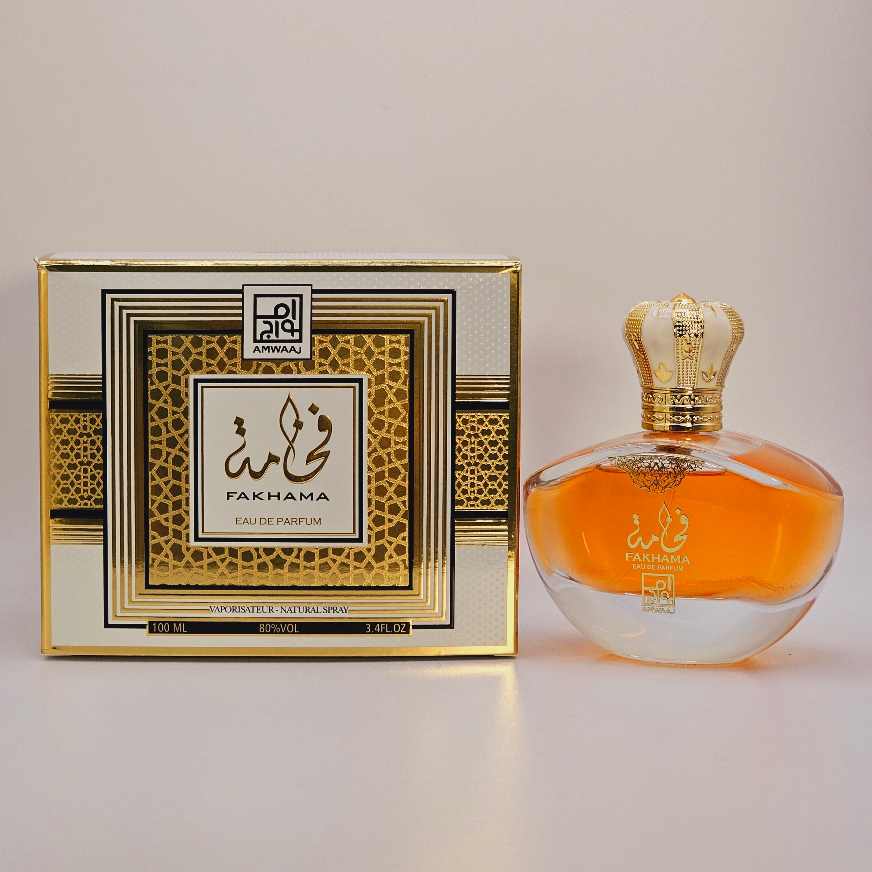 Fakhama Eau De Parfum For Women 3.4oz/100ml By Amwaaj Floral Fruity Fragrance - Image 4