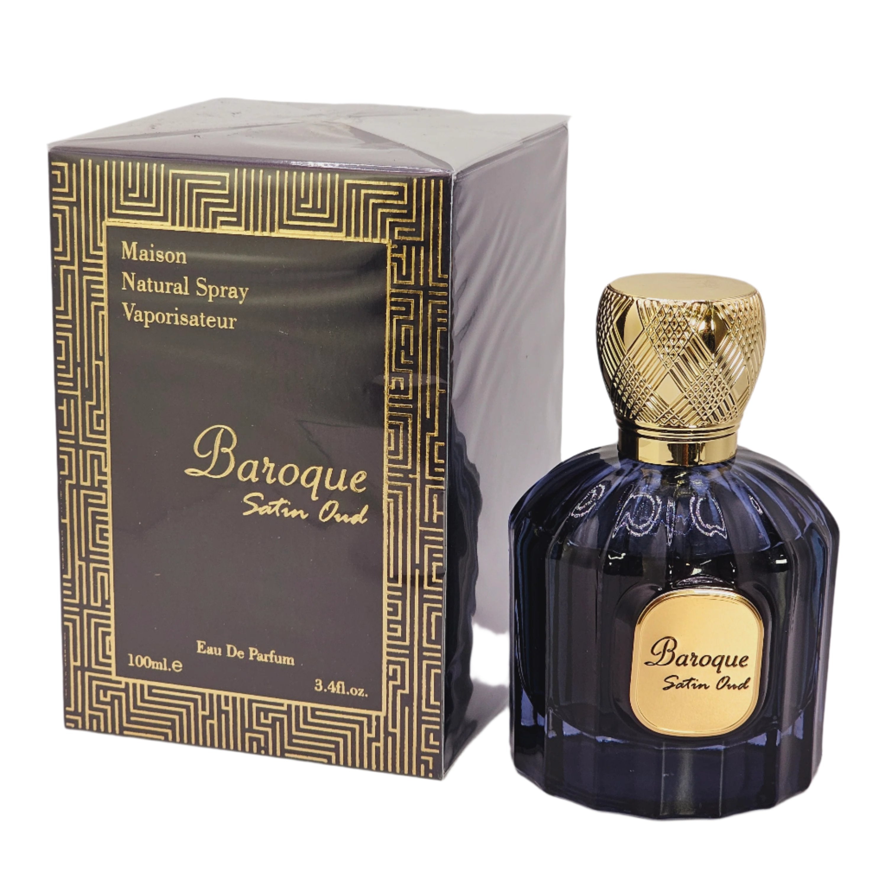 Baroque Satin Oud Eau De Parfum 3.4oz/100ml Maison Alhambra Unisex