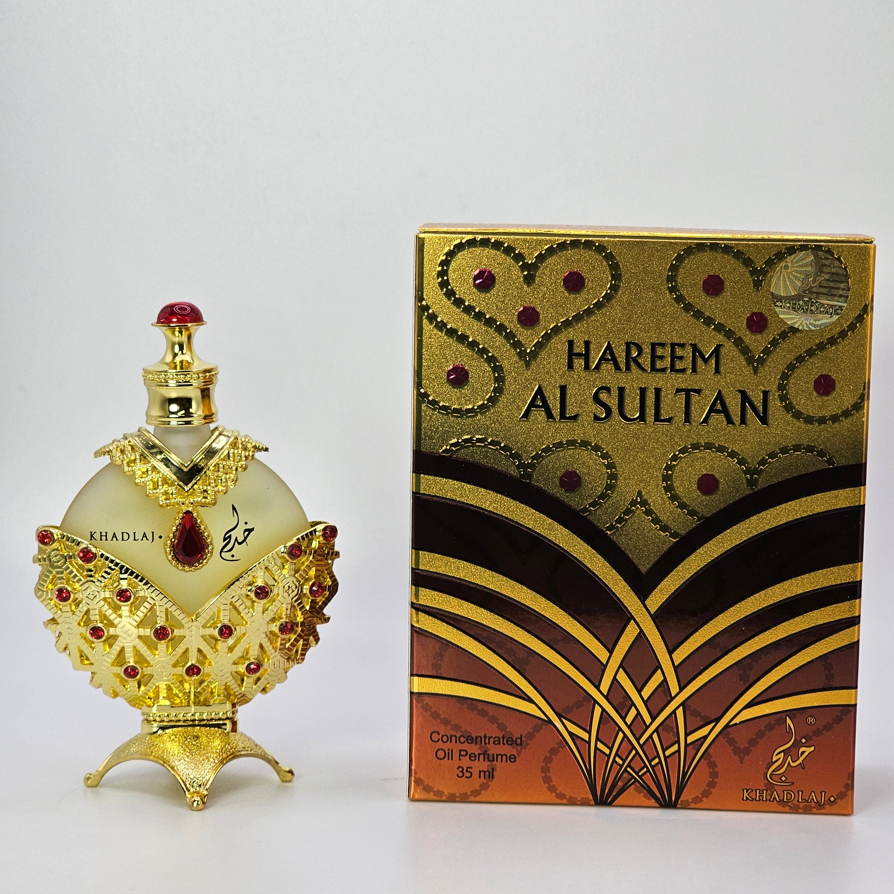 Hareem Al Sultan Gold & Hareem Al Sultan Silver Perfume Oil 35 ML By Khadlaj - Image 4