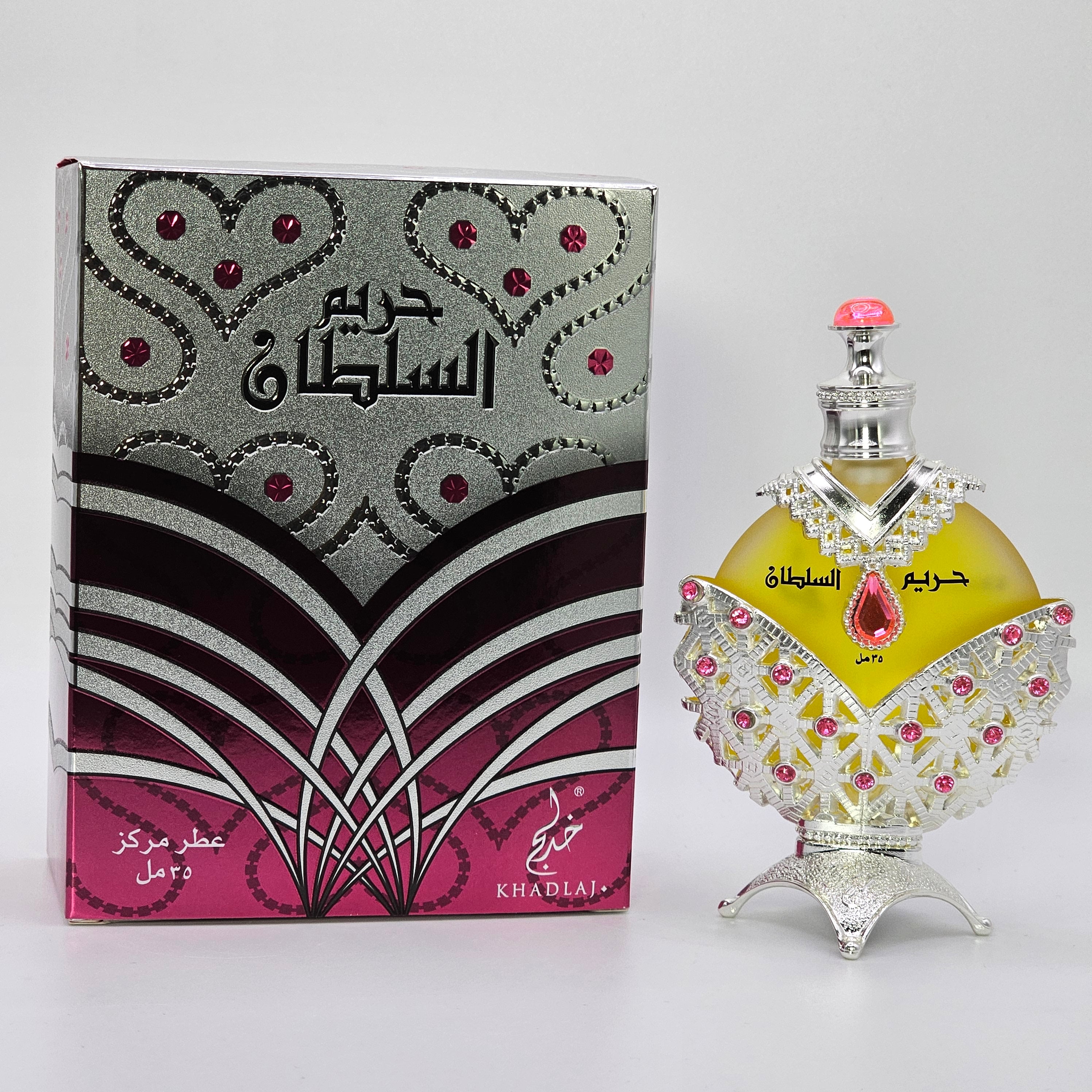 Hareem Al Sultan Gold & Hareem Al Sultan Silver Perfume Oil 35 ML By Khadlaj - Image 5