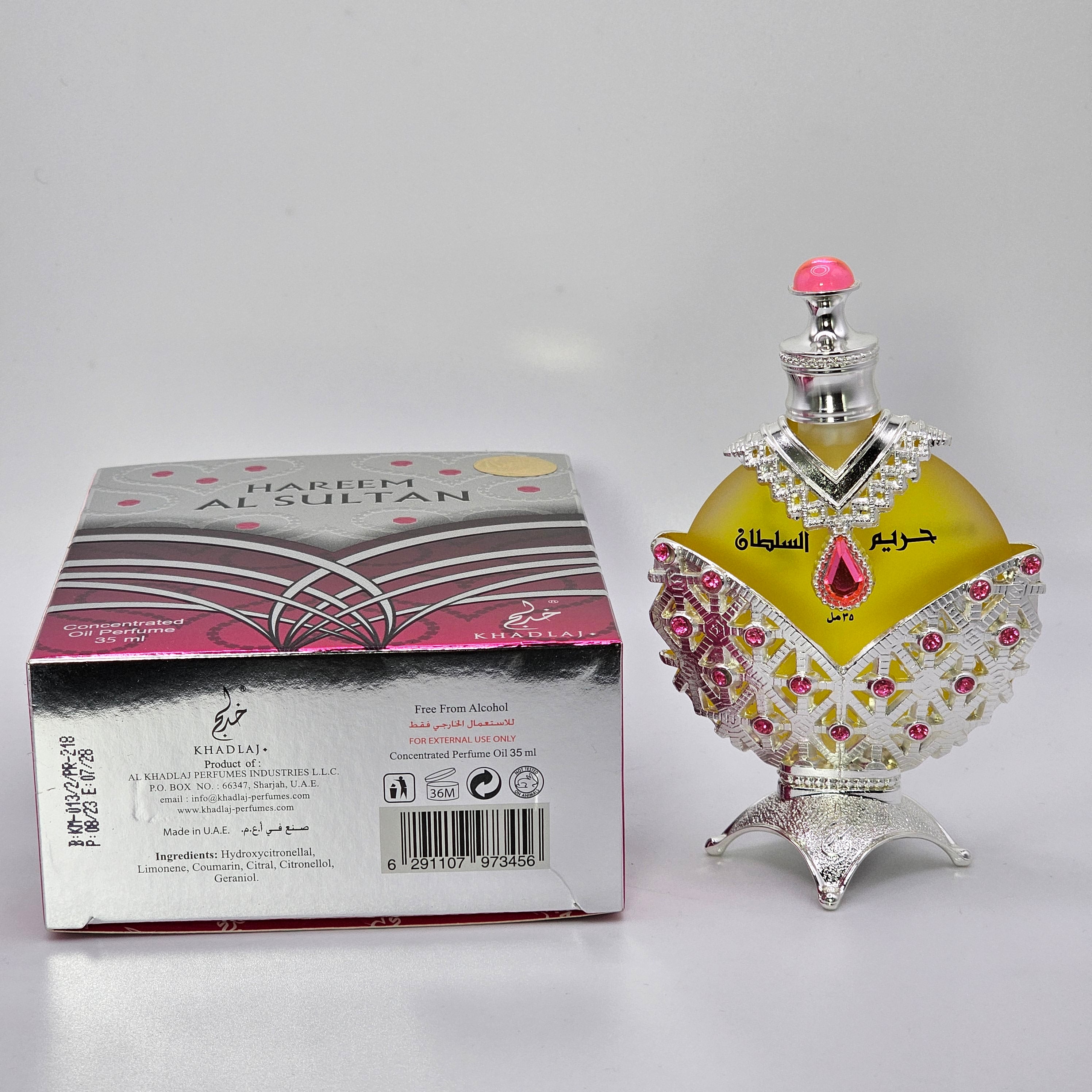 Hareem Al Sultan Gold & Hareem Al Sultan Silver Perfume Oil 35 ML By Khadlaj - Image 7