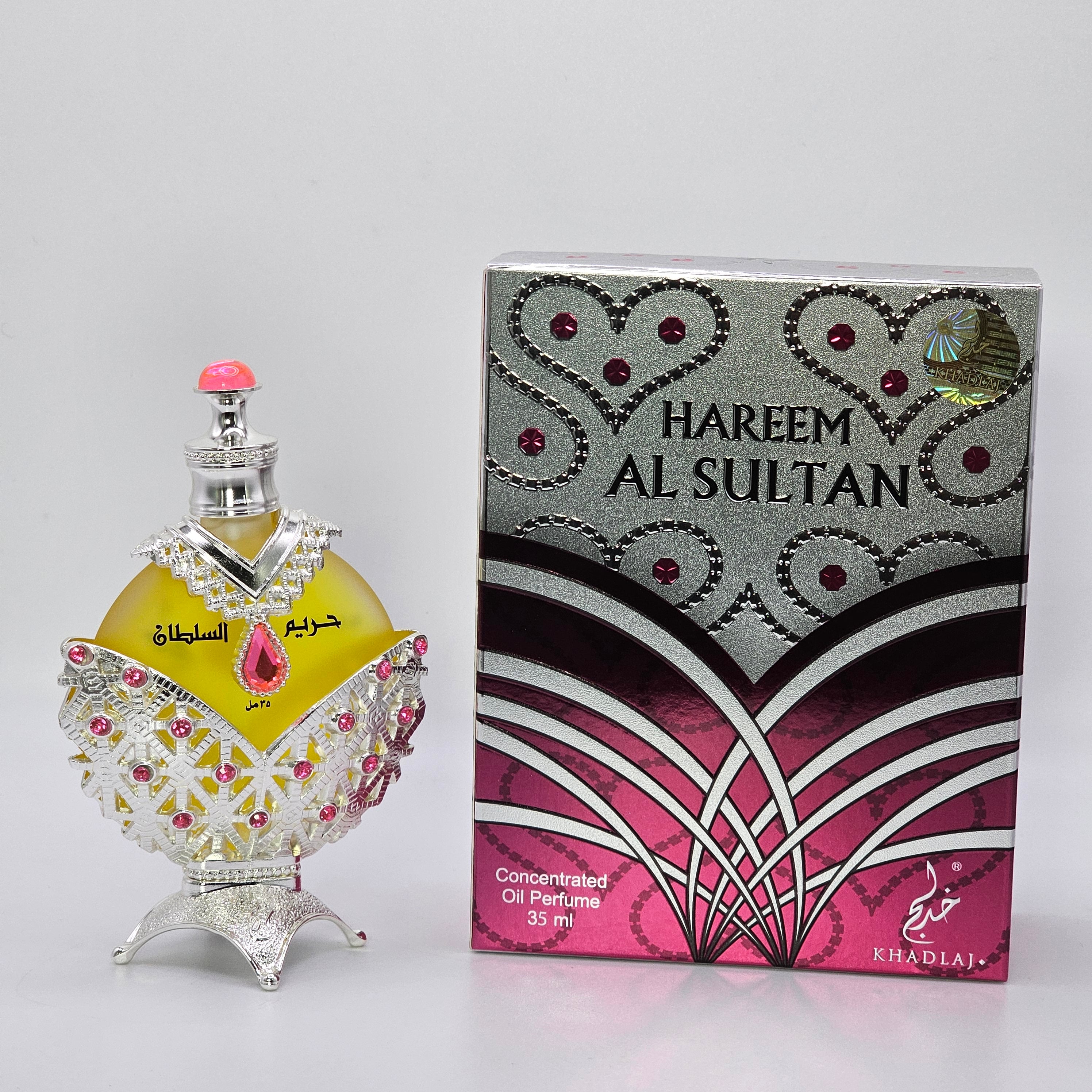 Hareem Al Sultan Gold & Hareem Al Sultan Silver Perfume Oil 35 ML By Khadlaj - Image 9