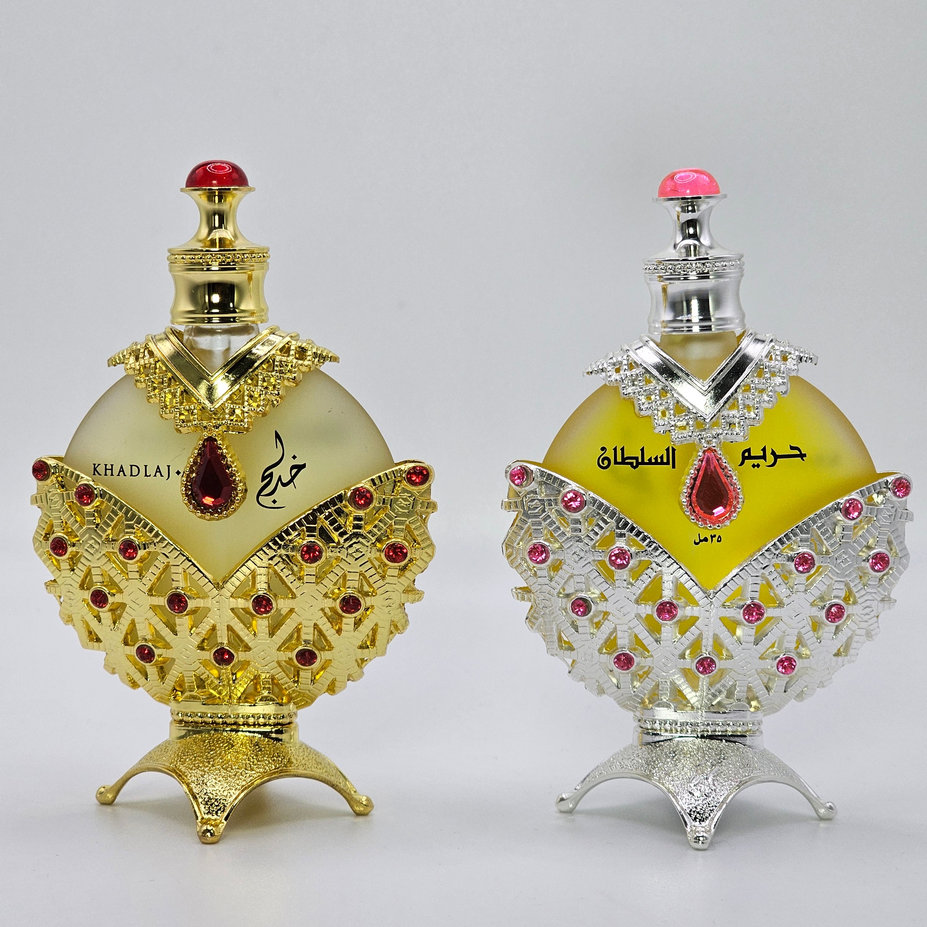 Hareem Al Sultan Gold & Hareem Al Sultan Silver Perfume Oil 35 ML By Khadlaj