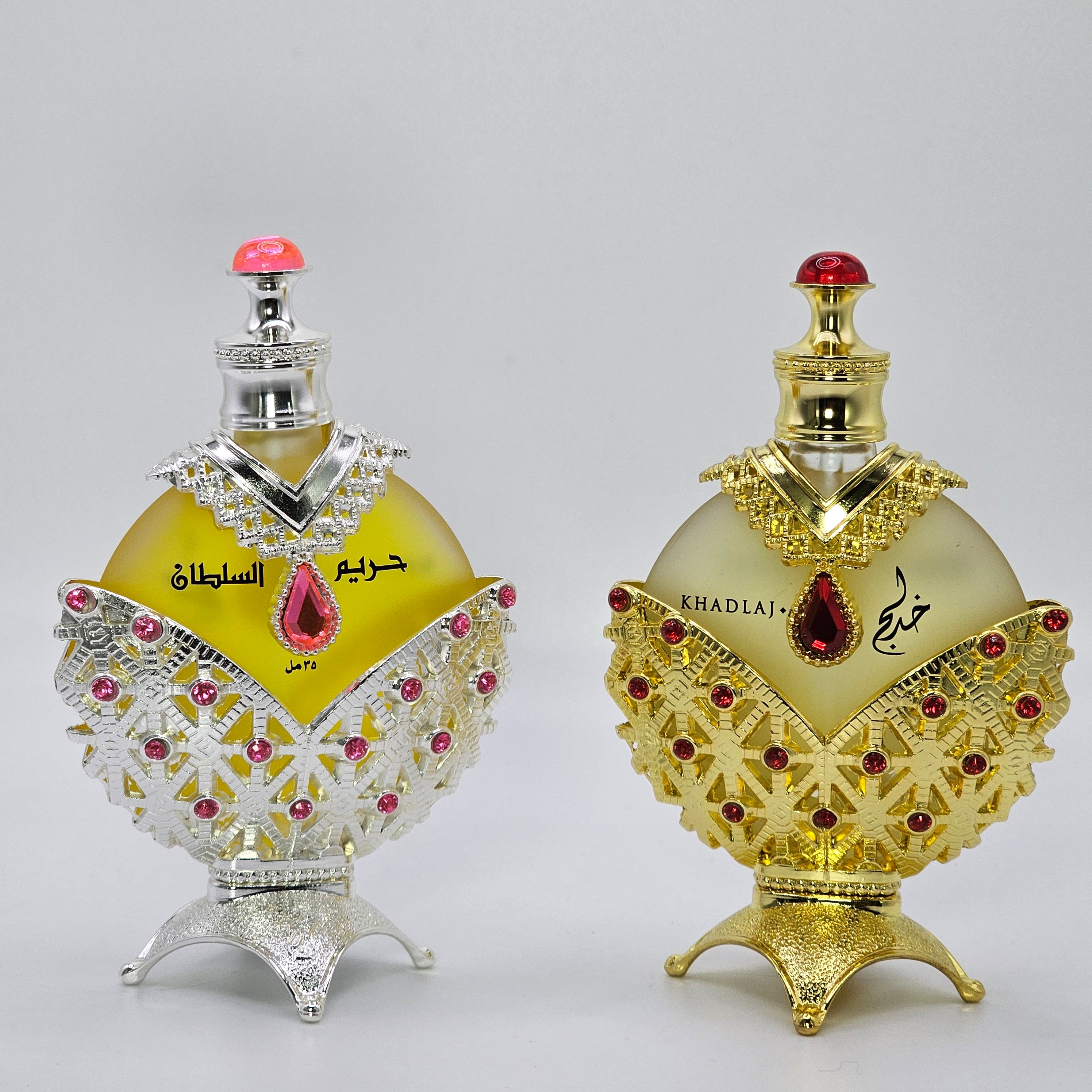 Hareem Al Sultan Gold & Hareem Al Sultan Silver Perfume Oil 35 ML By Khadlaj - Image 2