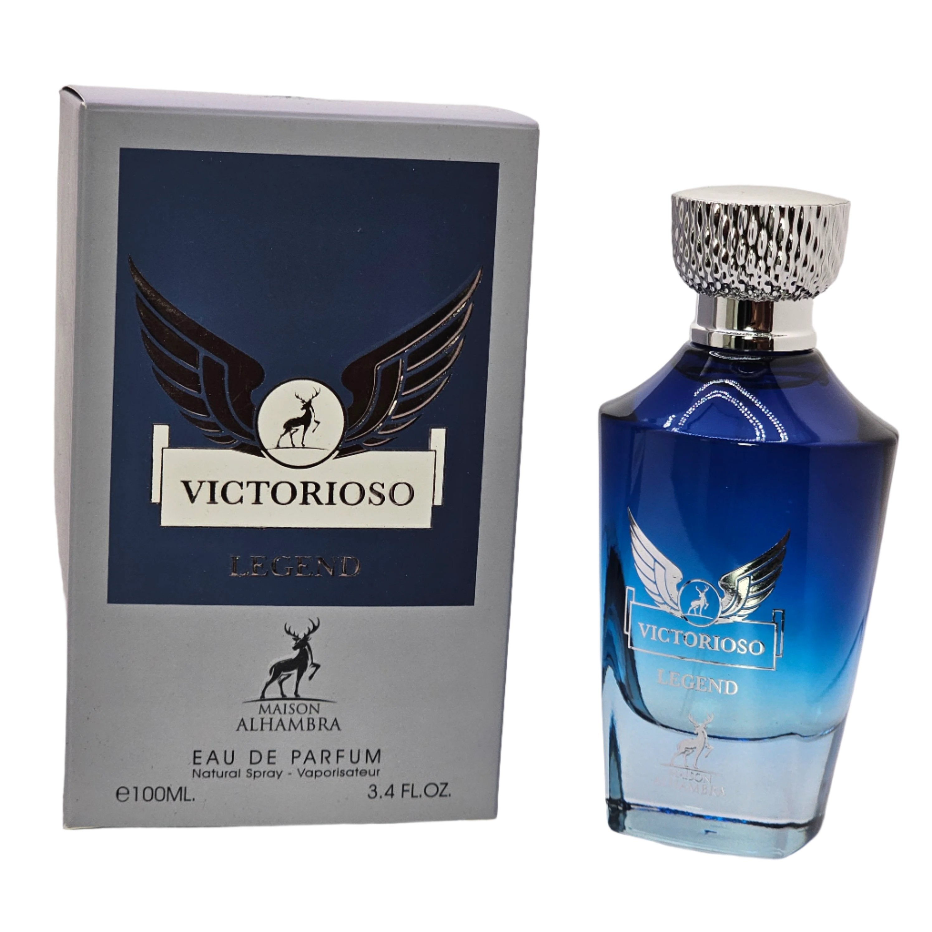Victorioso Legend by Maison Alhambra Eau De Parfum For Men Spray 3.4 oz