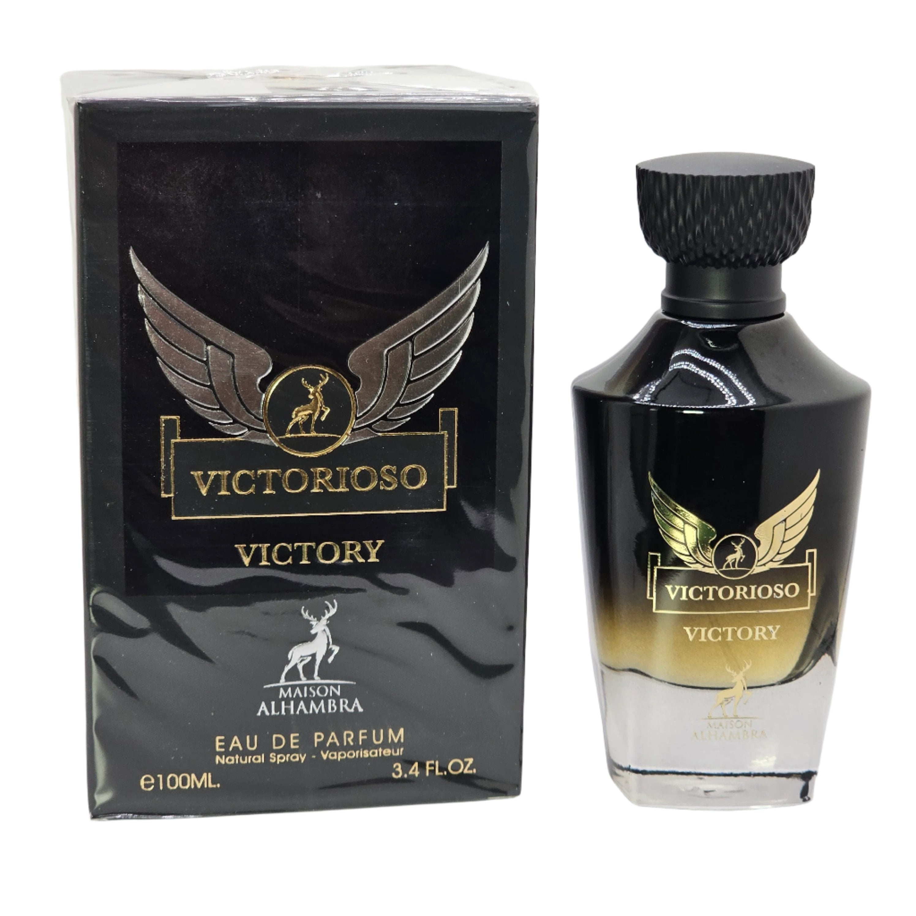 Victorioso Victory By Maison Alhambra for Men Eau de Parfum Spray 3.4 Oz