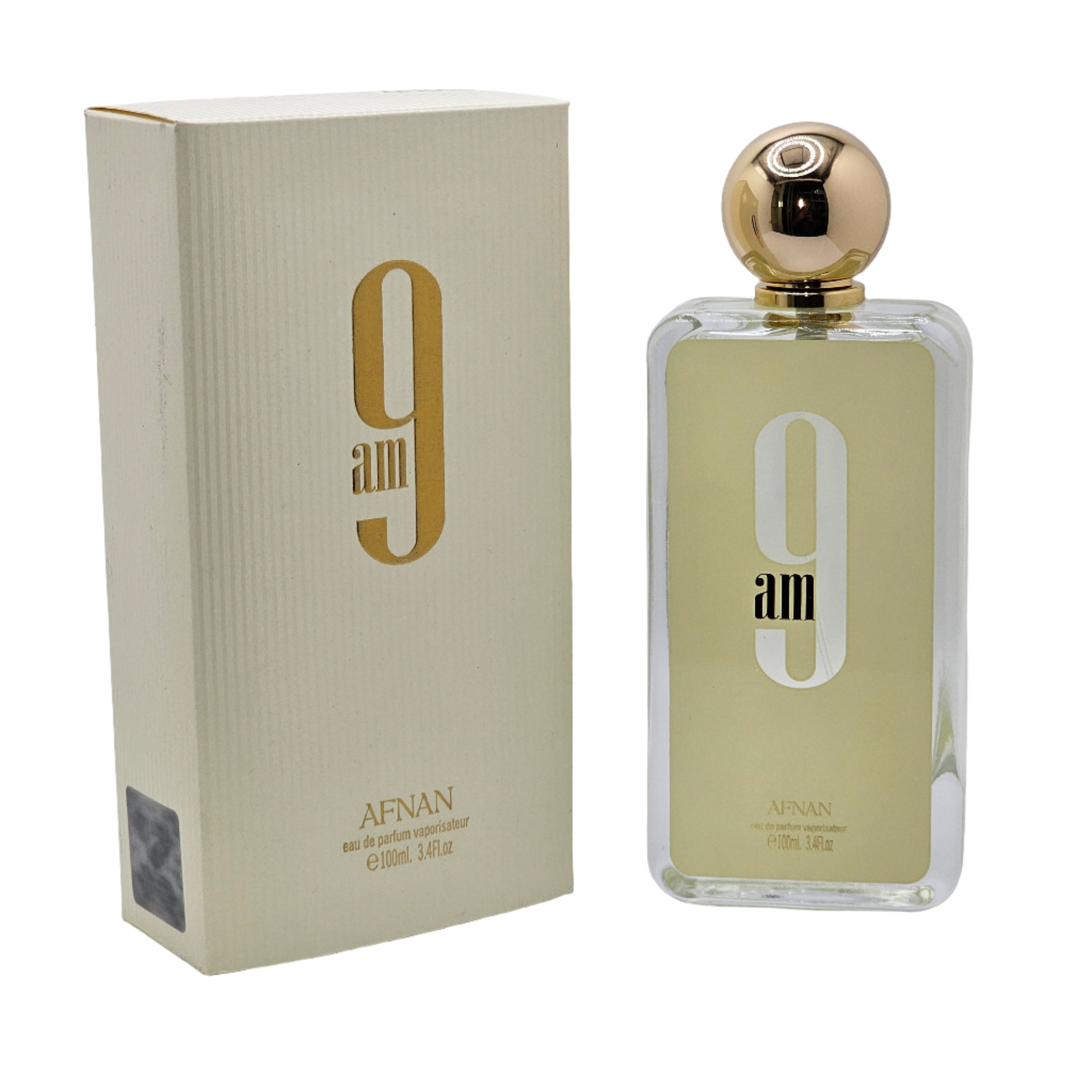 9 AM By Afnan For Women Eau de Parfum Spray 3.4oz/100ml Invigorating Fragrance Citrus Musky Woody