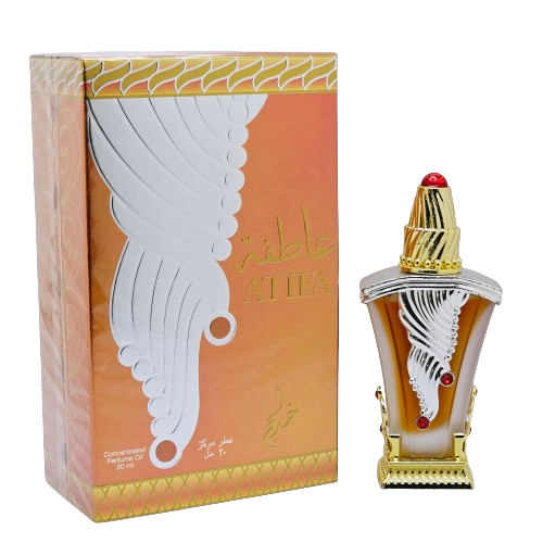Atifa By Khadlaj Concentrade Perfume Oil 20 ML For Unisex Woody Floral Cedar Spicy
