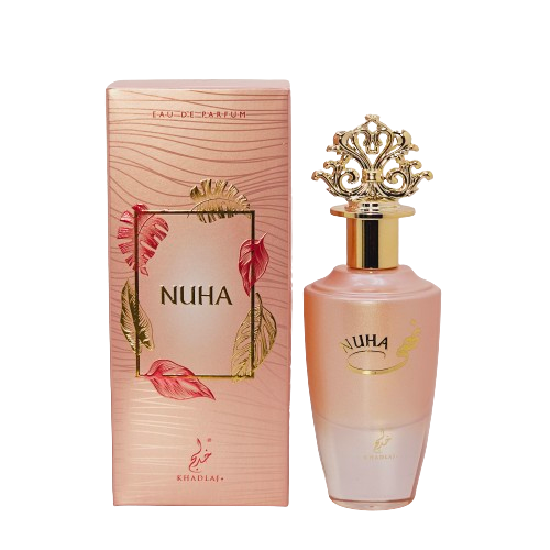 Nuha Eau de Perfume By Khadlaj Spray For Women 85 ML/2.8oz Apple and Coconut Sandalwood, Cashmeran Vanilla Jasmine
