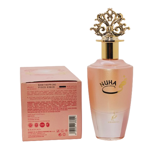 Nuha Eau de Perfume By Khadlaj Spray For Women 85 ML/2.8oz Apple and Coconut Sandalwood, Cashmeran Vanilla Jasmine - Image 4