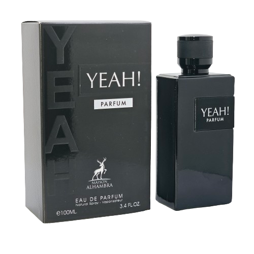 Yeah! For Men By Maison Alhambra Parfum 3.4 Oz Woody Fruity Citrus Aromatic