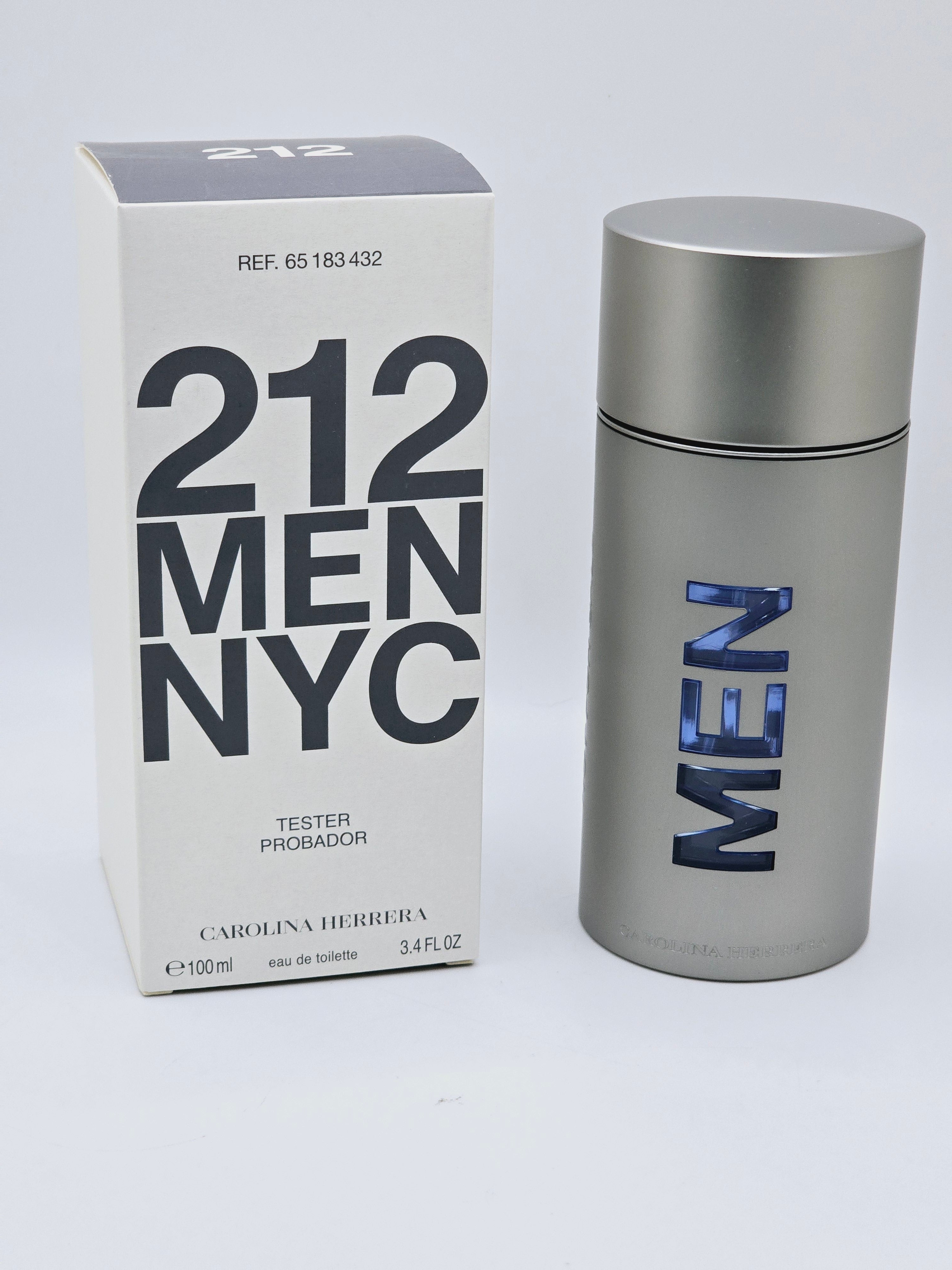 212 Men NYC Eau De Toilette Men’s Spray 3.34oz/100ml Tester Fragrances