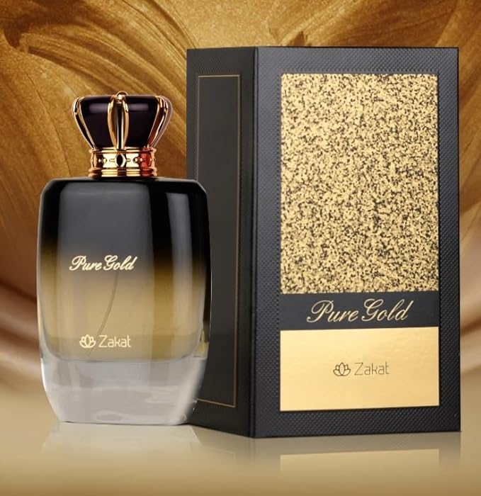 Pure Gold Eau De Parfum By Zakat 3.4 Oz/100 MLSuper Amazing Rich Niche Fragrance Women