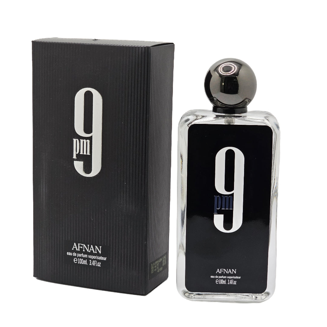 9 PM Eau de Parfum by Afnan for Men3.4oz/100ml Spray Invigorating Men’s Fragrance