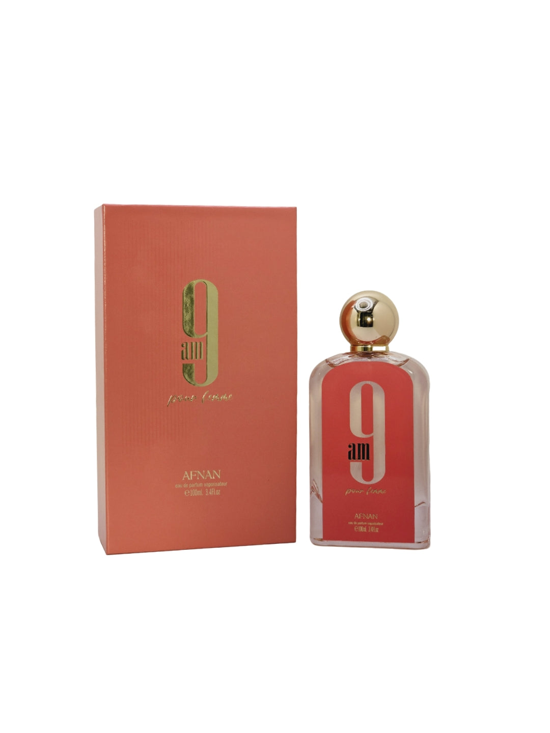 9 AM Pour Femme By Afnan For Women 3.4oz/100ml Citrus Fruity