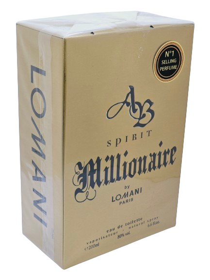 AB Spirit Millionaire by Lomani Eau De Toilette For Men 6.6oz/200ml Citrus Woody Fresh Spicy - Image 8
