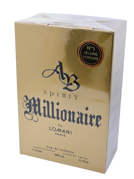 AB Spirit Millionaire by Lomani Eau De Toilette For Men 6.6oz/200ml Citrus Woody Fresh Spicy - Image 11
