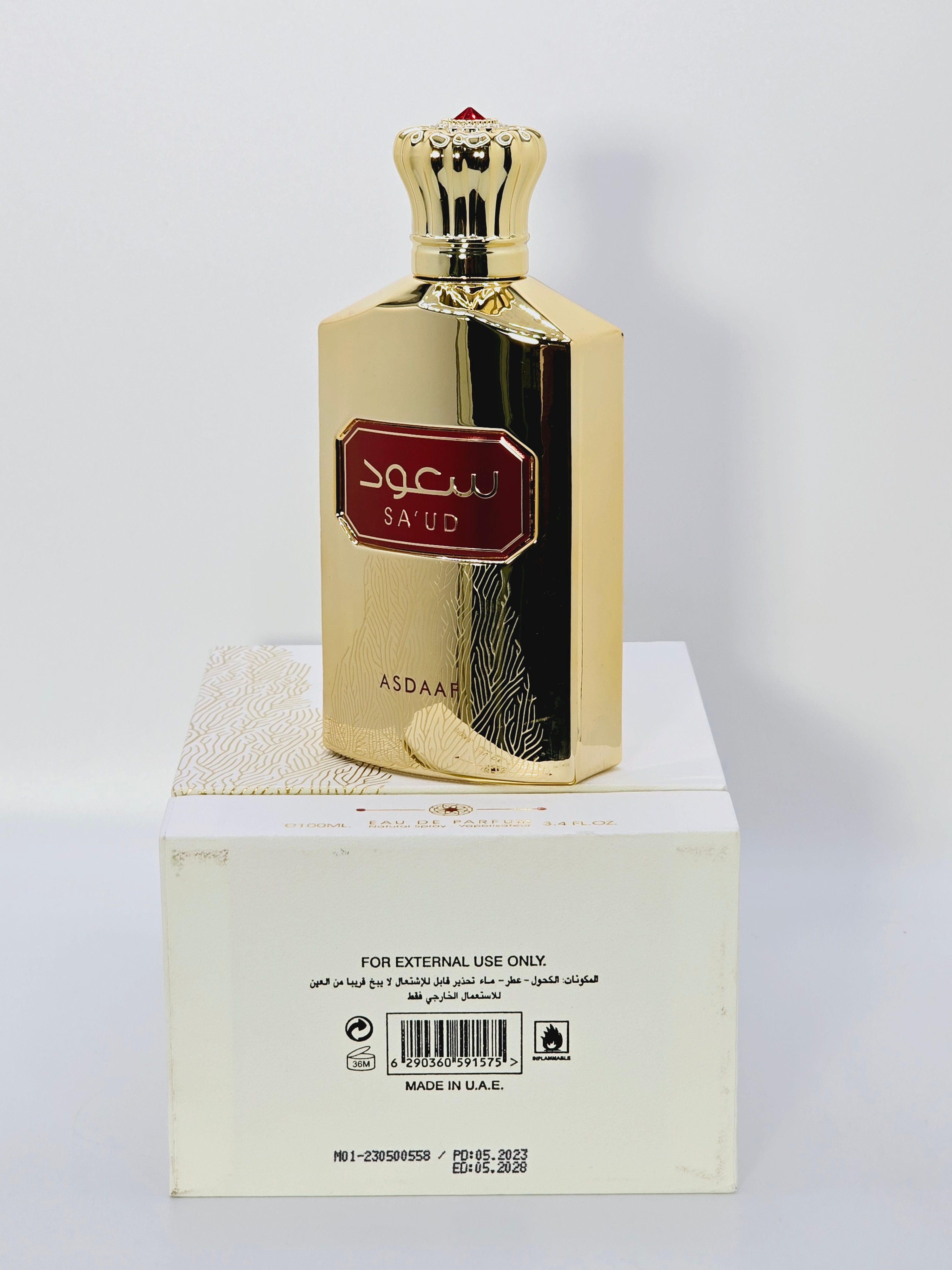 ASDAAF SA'UD Eau De Parfum Spray 3.4 Ounce Unisex By Lattafa - Image 4