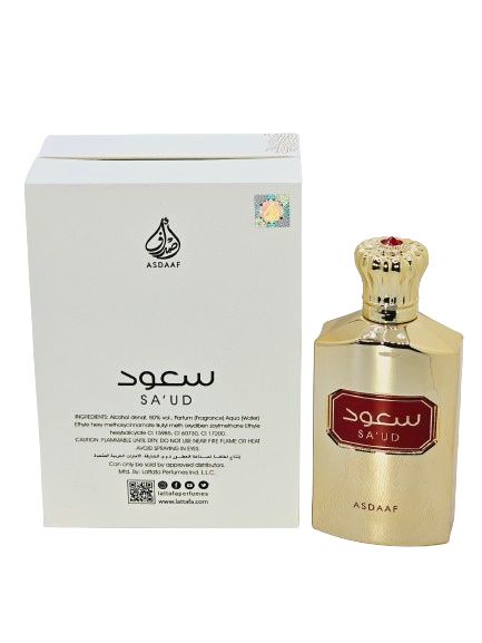 ASDAAF SA'UD Eau De Parfum Spray 3.4 Ounce Unisex By Lattafa - Image 3