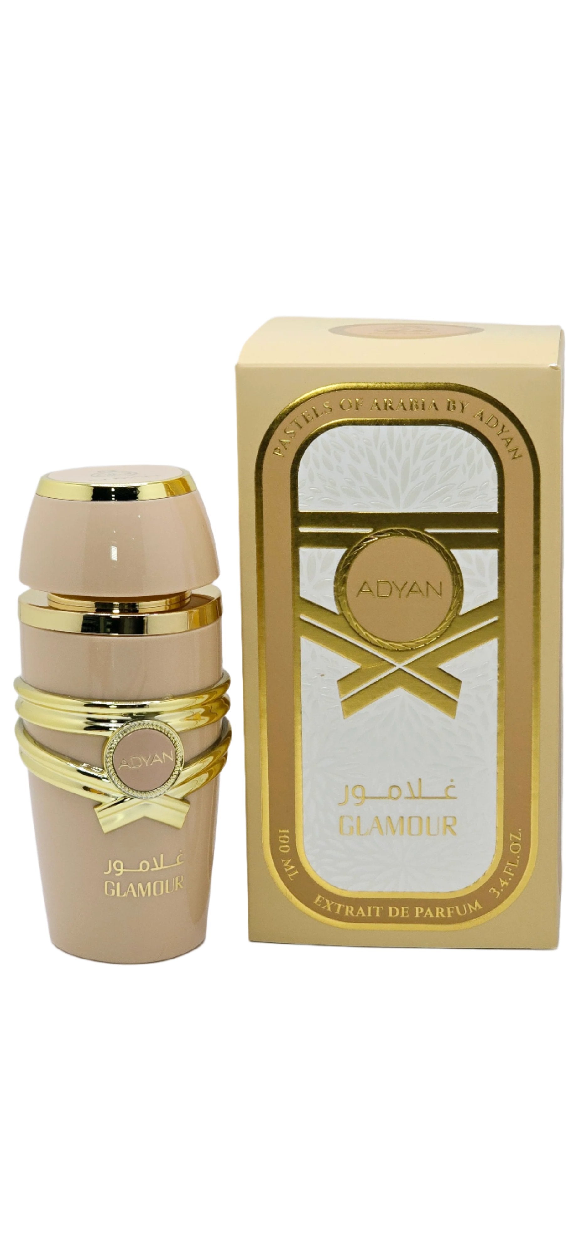 Glamour Pastels of Arabia Extrait De Parfum By Adyan 100ml/3.4Oz For Women With mix of Caramel Vanilla & White Musk Long Lasting Fragrance Twist of Eclaire