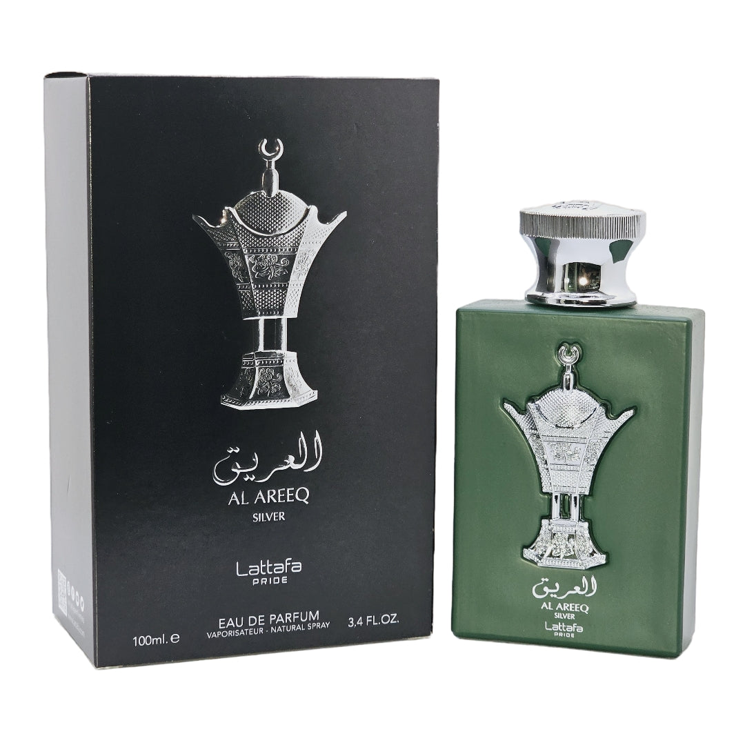 Al Areeq Silver by Lattafa Unisex Eau De Parfum 3.4 Oz/100ml