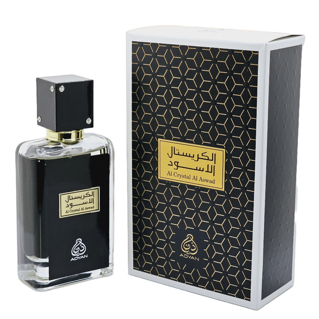 Al Crystal al Aswad Eau De Parfum By Adyan 100ml/3.4oz For Men A Luxurious Fragrance Experience