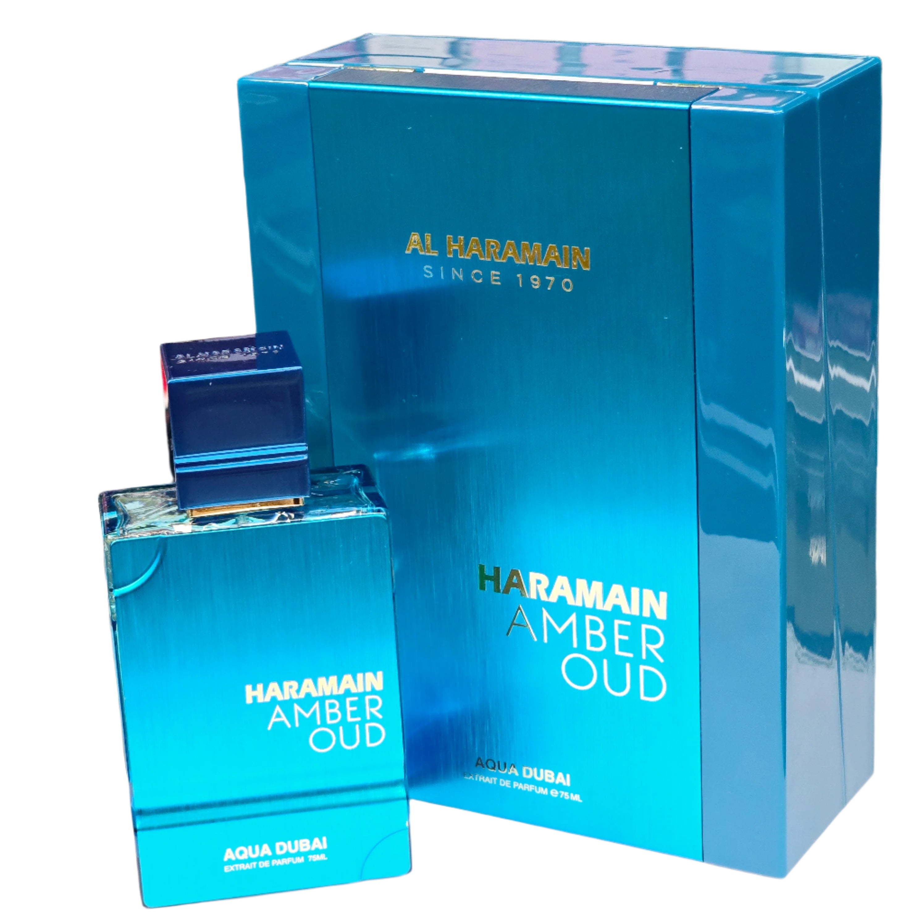 Al Haramain Unisex Amber Oud Aqua Dubai Extrait de Parfum Spray 2.5oz Fragrances