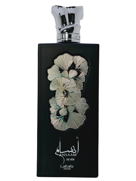 Ansaam Silver Eau De Parfum Unisex By Lattafa 3.4 oz Cardamom Bergamot Davana Lavender Amber - Image 3