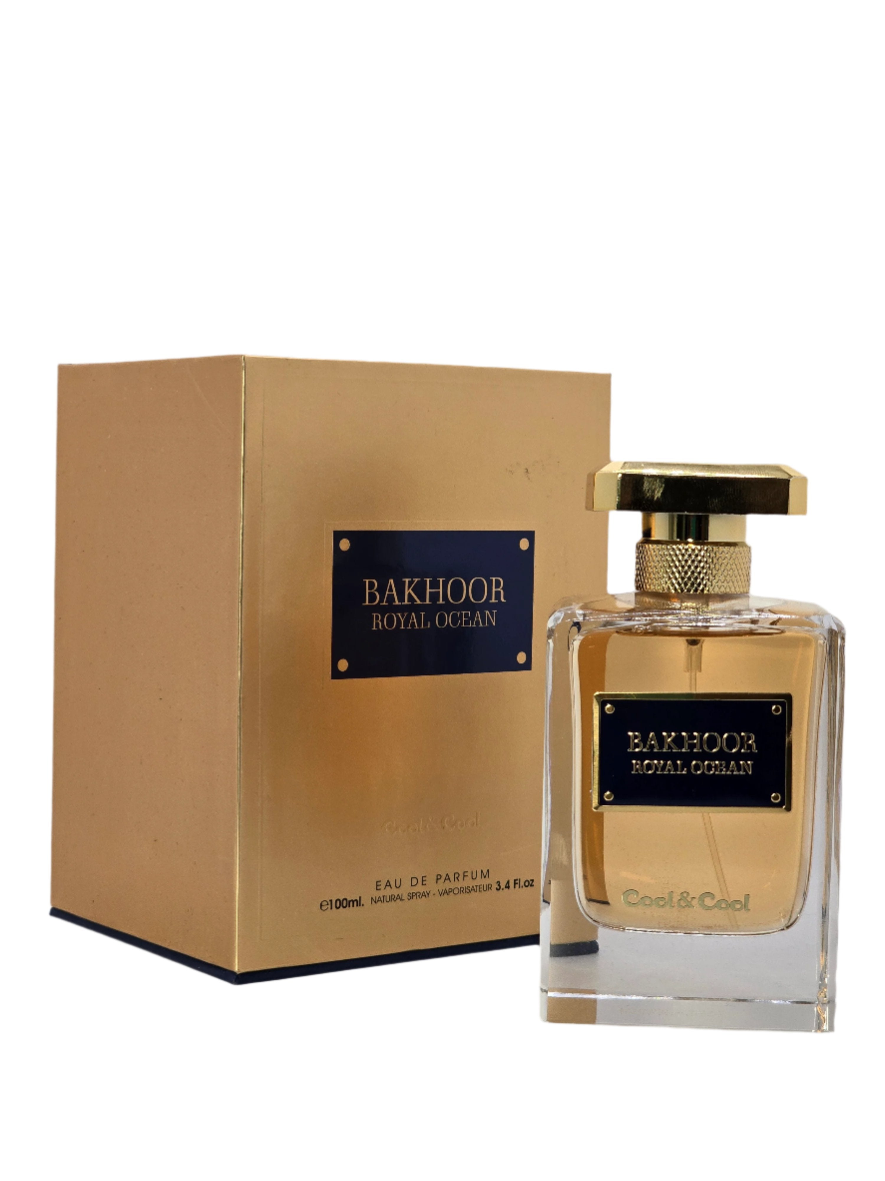 Bakhor Royal Ocean Eau De Parfum Unisex By Cool & Cool 3.4oz/100ml