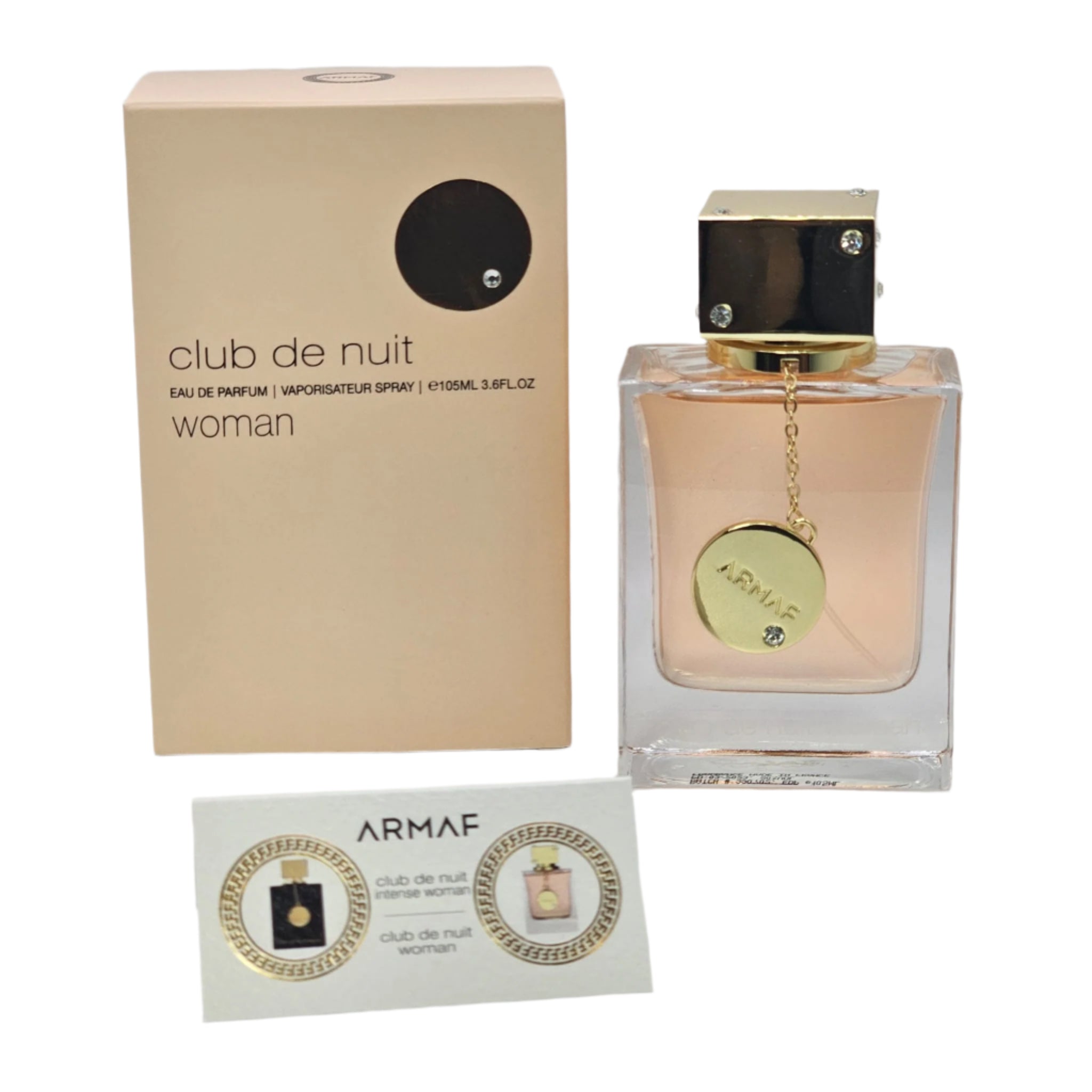 Club De Nuit Women Eau De Parfum By Armaf 3.6oz/105 ml Spray Orange Peach Jasmine