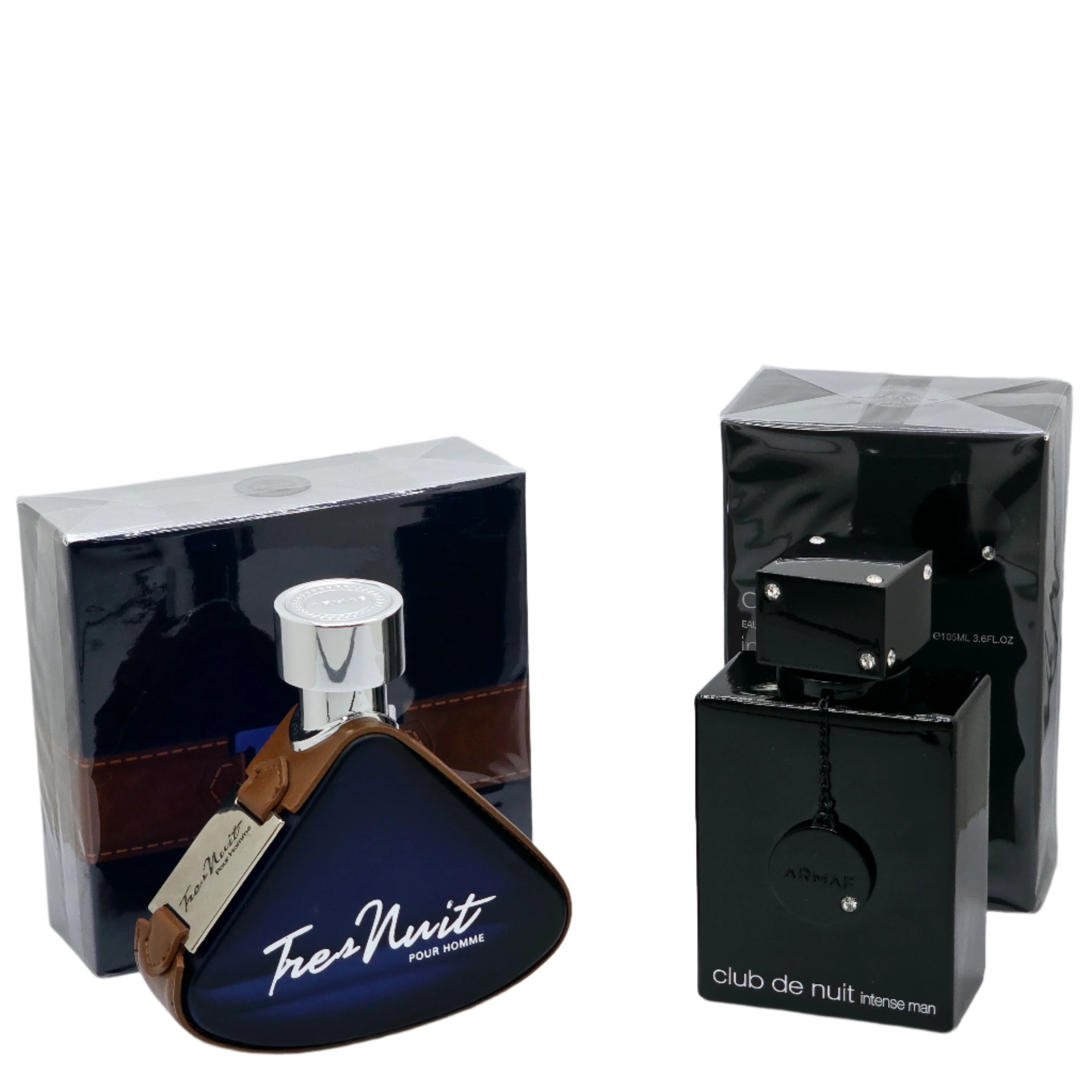 Combo Set Club De Nuit Intense Men (LA BESTIA NEGRA)3.6oz/105ml Tres Nuit By Armaf 3.4oz/100ml