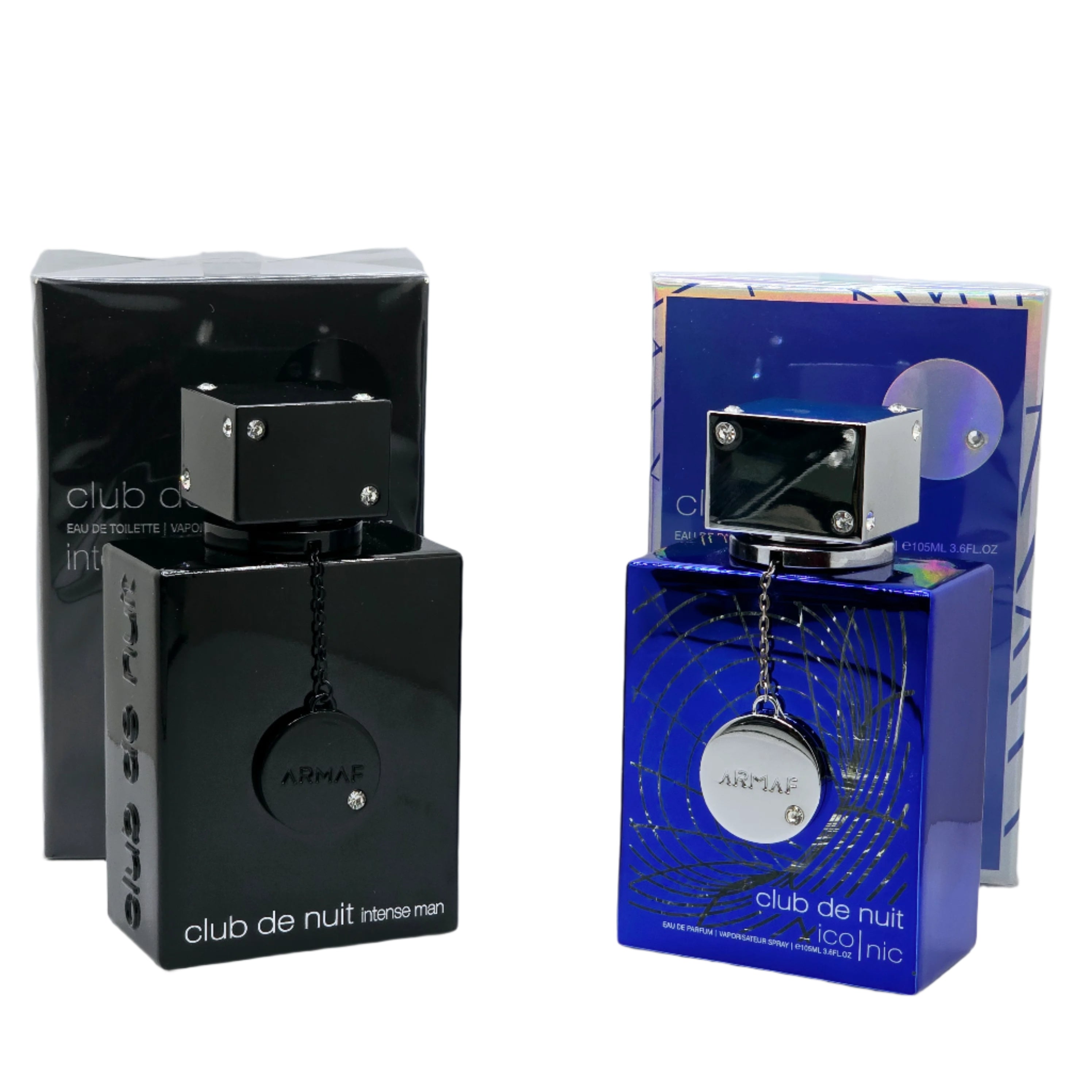 Combo Set Club De Nuit Intense Men (LA BESTIA NEGRA) Club De Nuit Iconic By Armaf 3.6oz/105ml