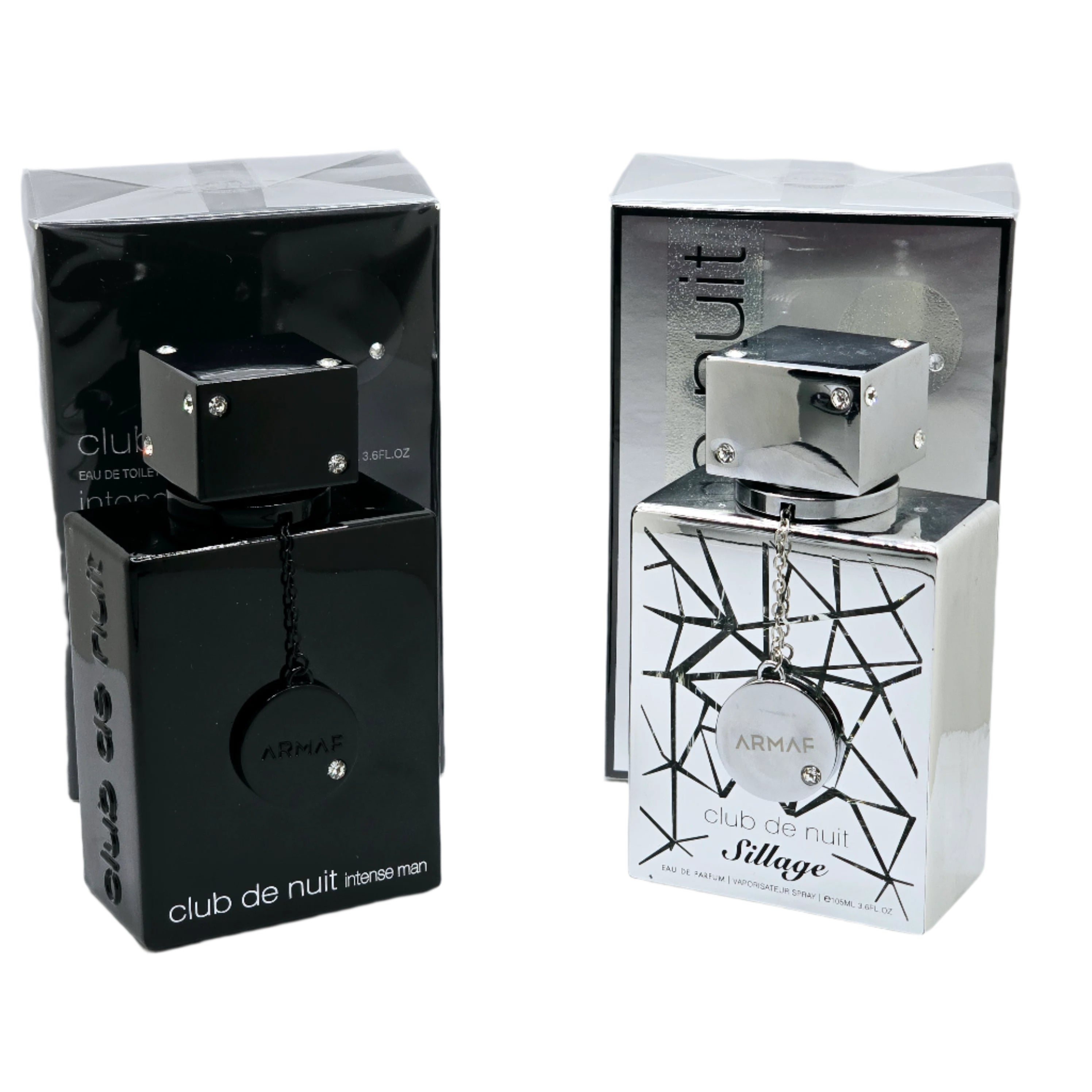 Combo Set Club De Nuit Intense Men (LA BESTIA NEGRA) Club De Nuit Sillage By Armaf 3.6oz/105ml