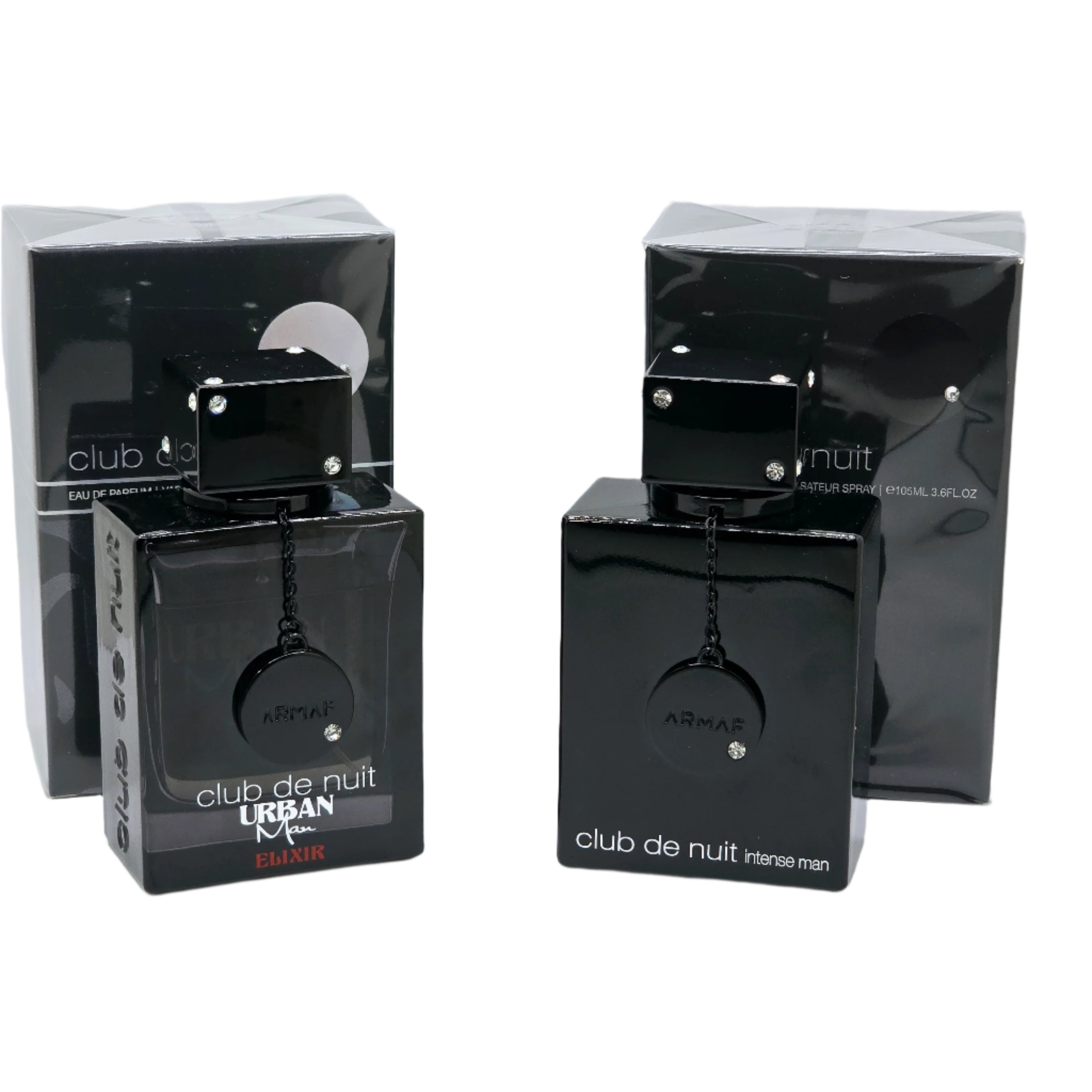 Combo Set Club De Nuit Intense Men (LA BESTIA NEGRA) Club De Nuit Urban Elixir By Armaf 3.6oz/105ml