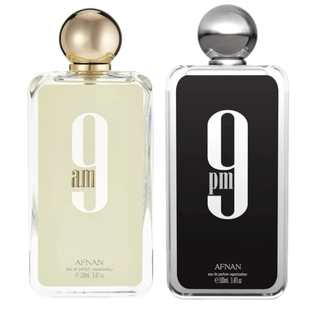 Mega Combo Afnan 9AM Dive 9AM Pour Femme 9PM Pour Femme 9AM 9PM Men Eau De Parfum 3.4oz/100ml - Image 28