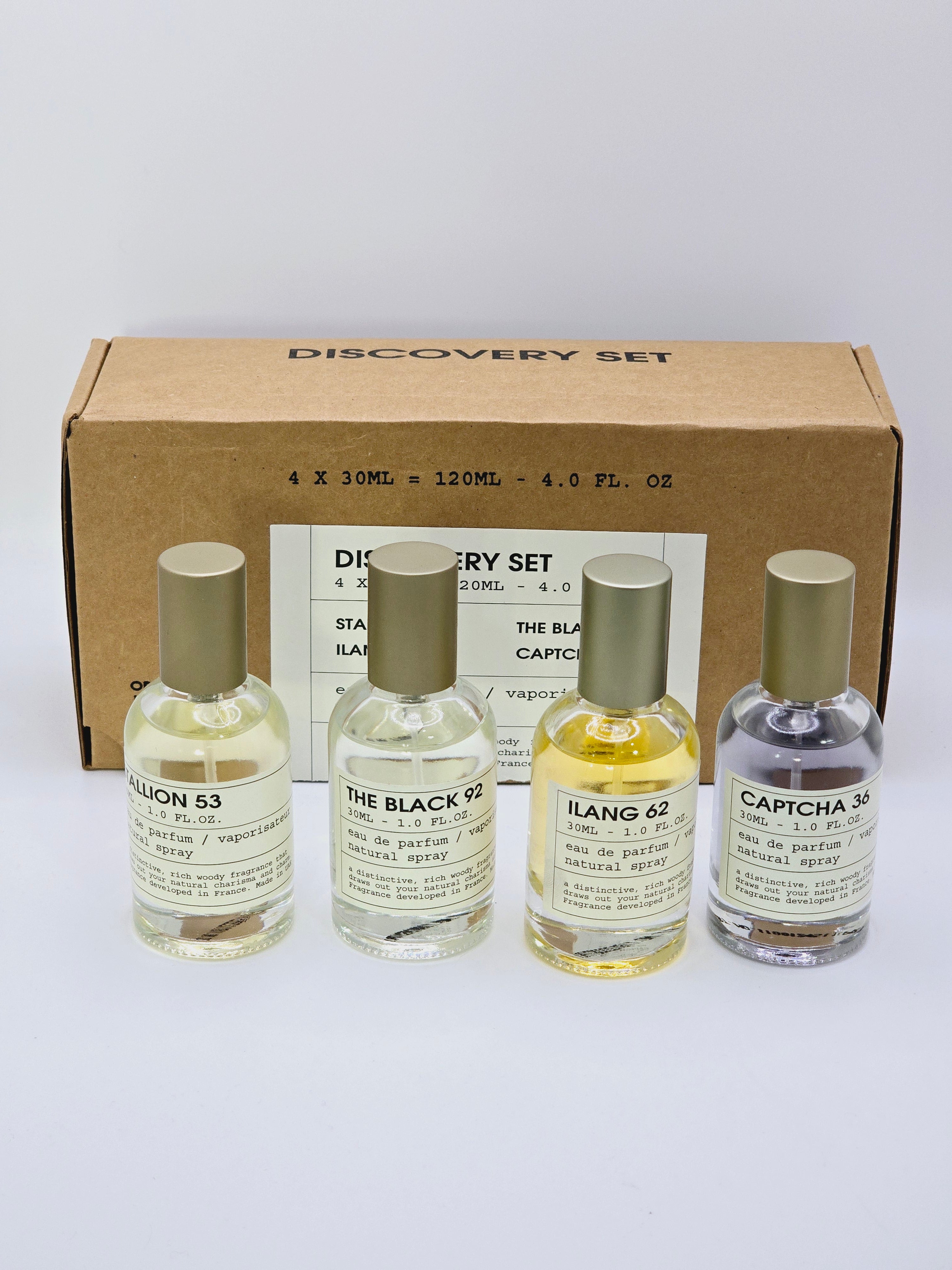Discovery Set By EMPER The Black 92/ Stallion 53 / Ilang 62 /Captcha 36 30ml/1.0oz Each