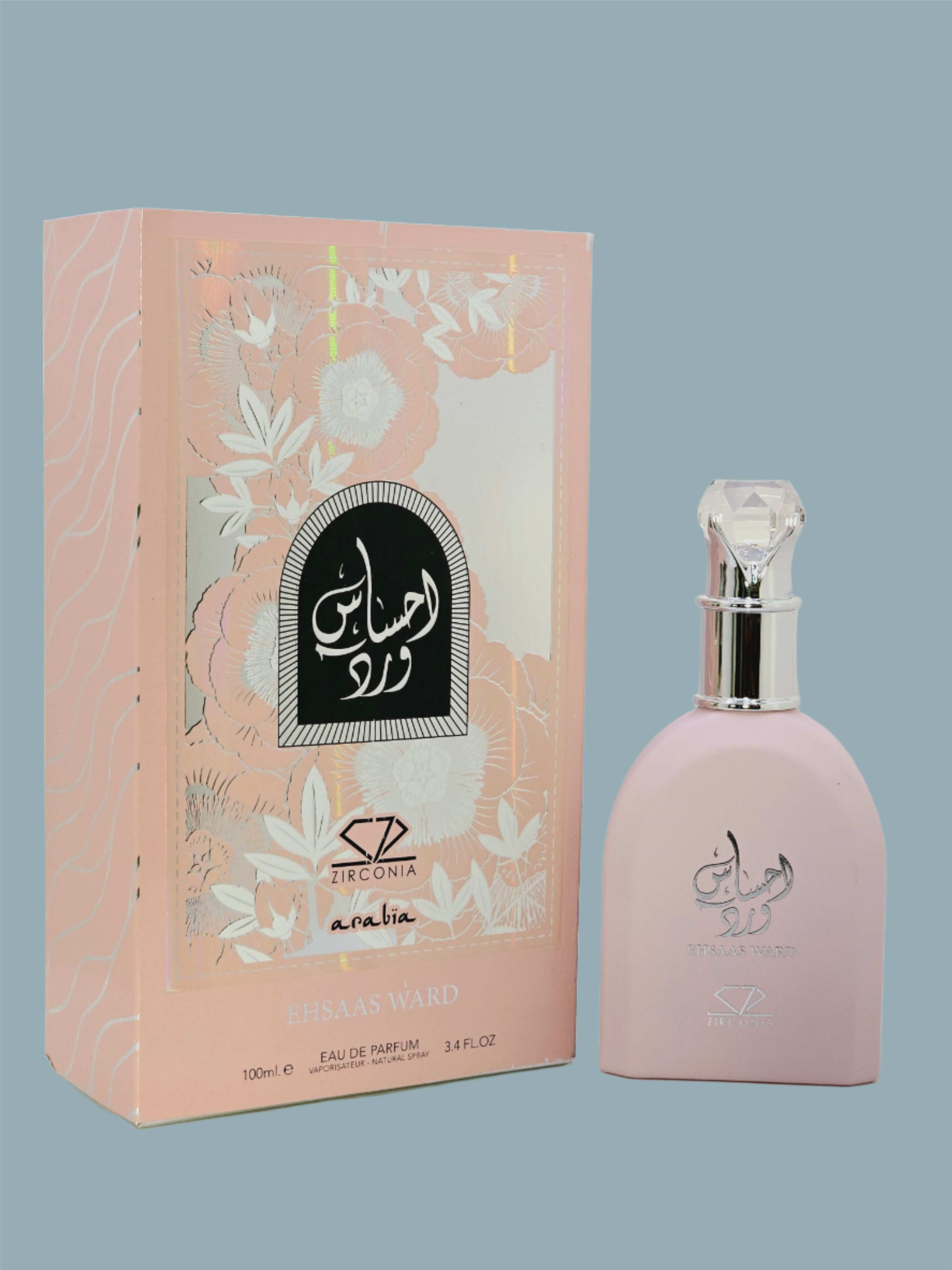 EHSAAS WARD By Zirconia Eau De Parfum  For Women 3.4oz/100ml Orange Bergamot Patchouli