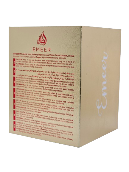 Emeer Eau De Parfum By Lattafa Unisex 3.4 Oz100ML Woody Citrus Amber Powdery Balsamic Patchouli - Image 9