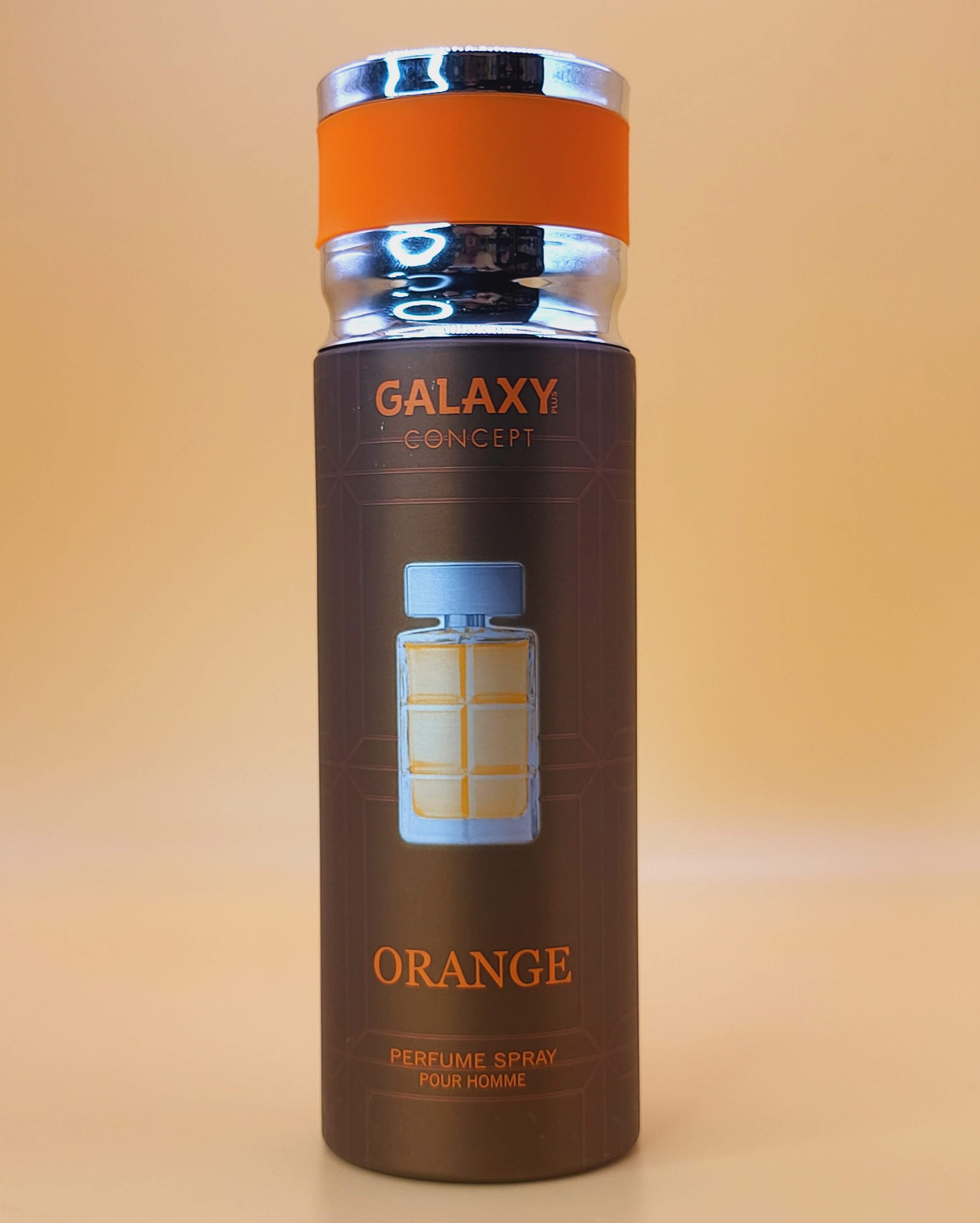 Galaxy Concept ORANGE Parfum Body Spray Pour Homme 200ml/6.7oz
