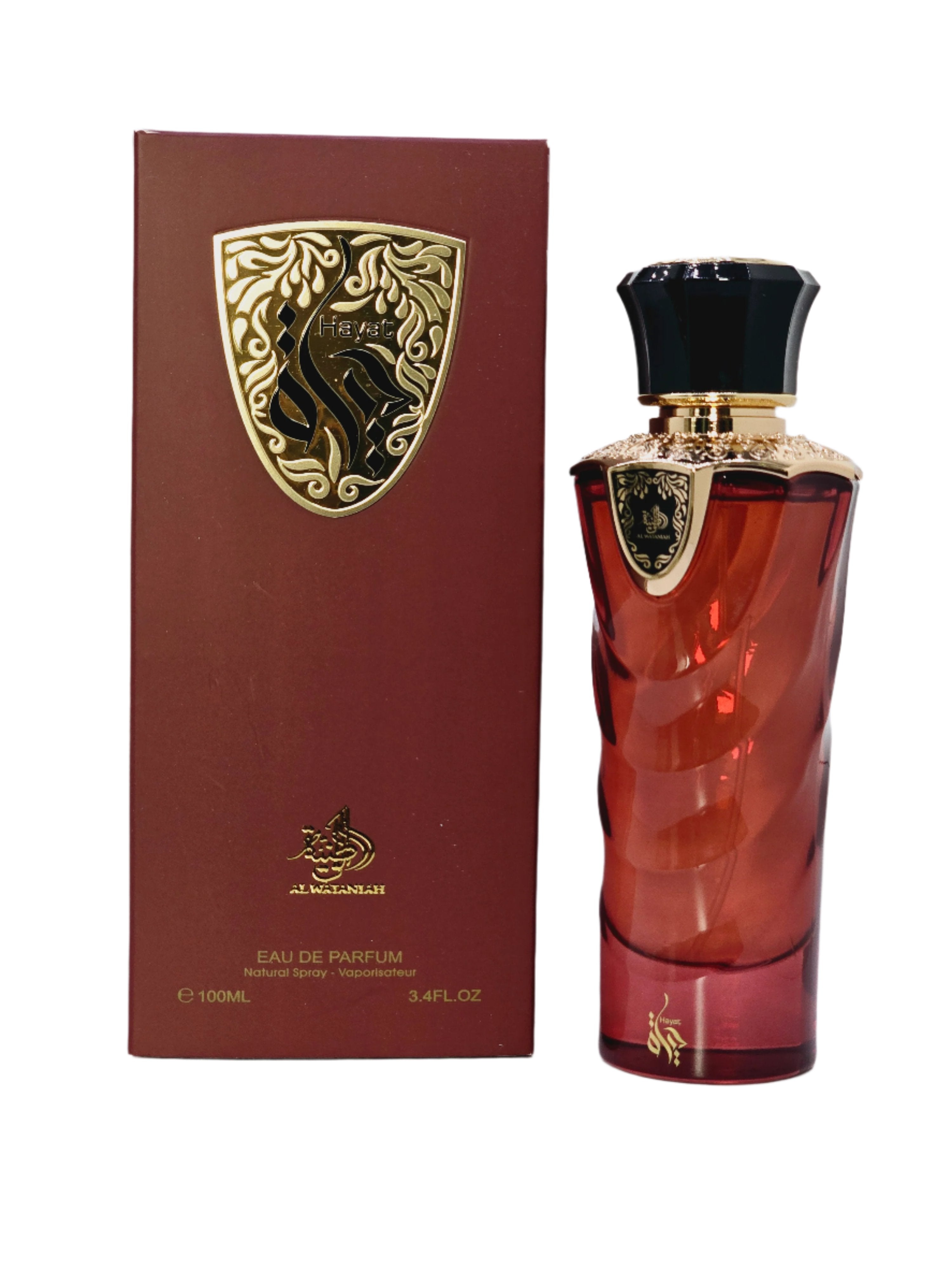 Hayat By Al Wataniah Unisex Eau De Parfum  3.4oz/100ml Cinnamon Fruity Fresh Amber Vanilla