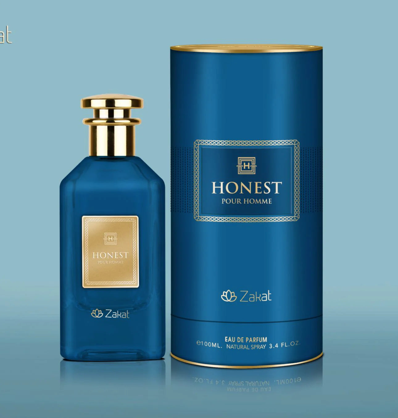 Honest Pour Homme By Zakat Eau De Parfum 3.4oz/100ml Fresh Citrus Sweet Woody