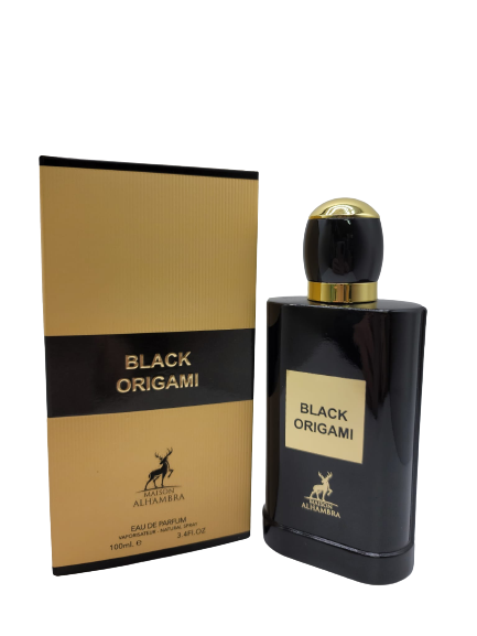 Black Origami Eau De Parfum 3.4 Oz Unisex Fragrance by Maison Alhambra