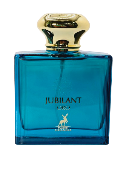Jubilant Oro By Maison Alhambra For Men Eau De Parfum 3.4oz/100ml Mint Apple Lemon Vetiver - Image 2