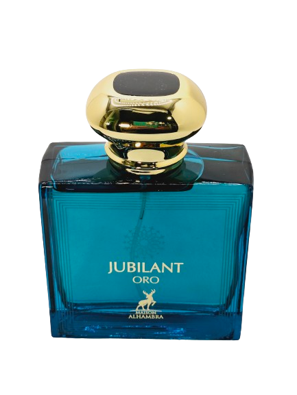 Jubilant Oro By Maison Alhambra For Men Eau De Parfum 3.4oz/100ml Mint Apple Lemon Vetiver - Image 6