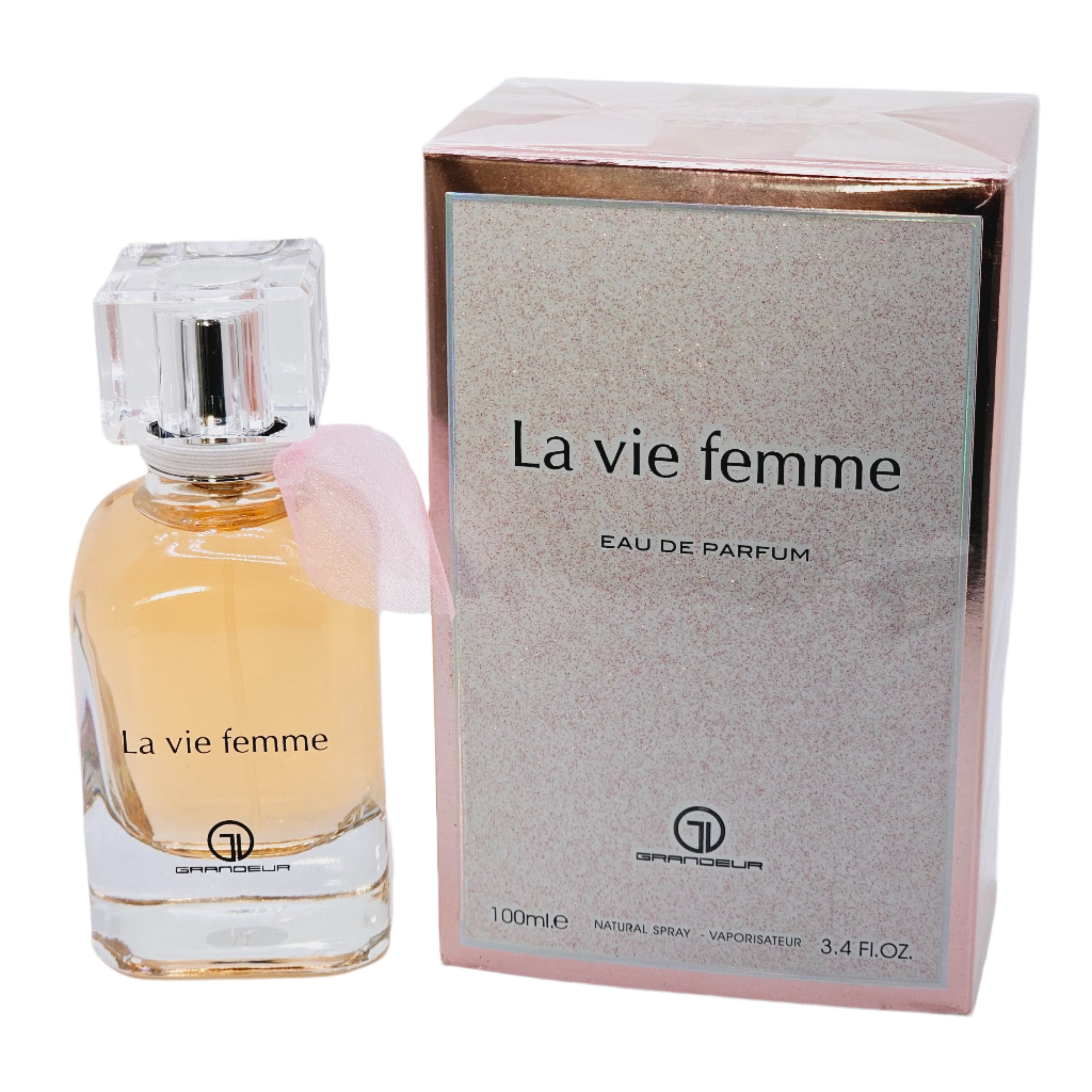 La Vie Femme Eau De Parfum For Women By Grandeur 3.4oz/100ml