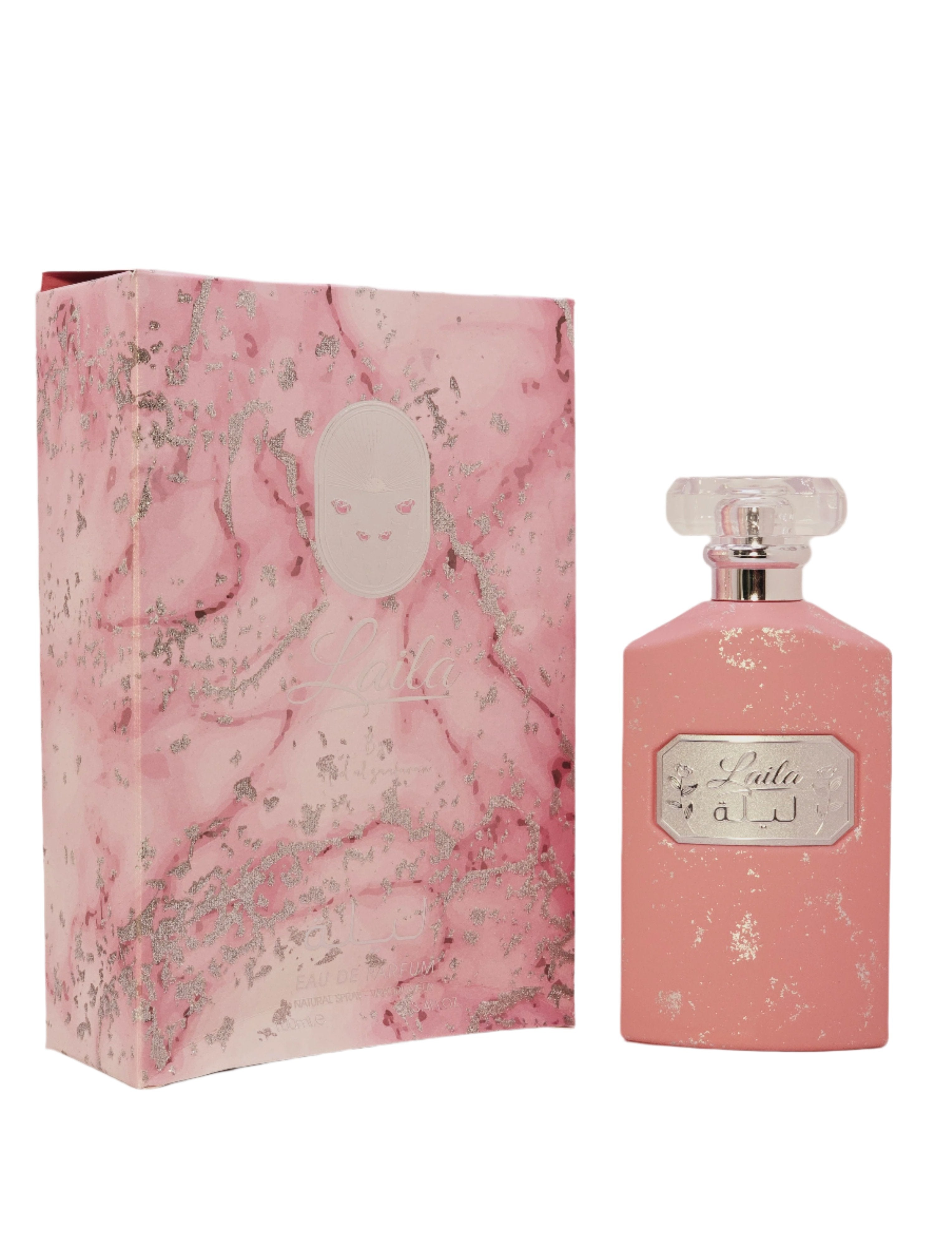 Laila By Ard Al Zaafaran For Women Eau De Parfum 3.4oz/100ml Bergamot Green Leaf Rose Woody