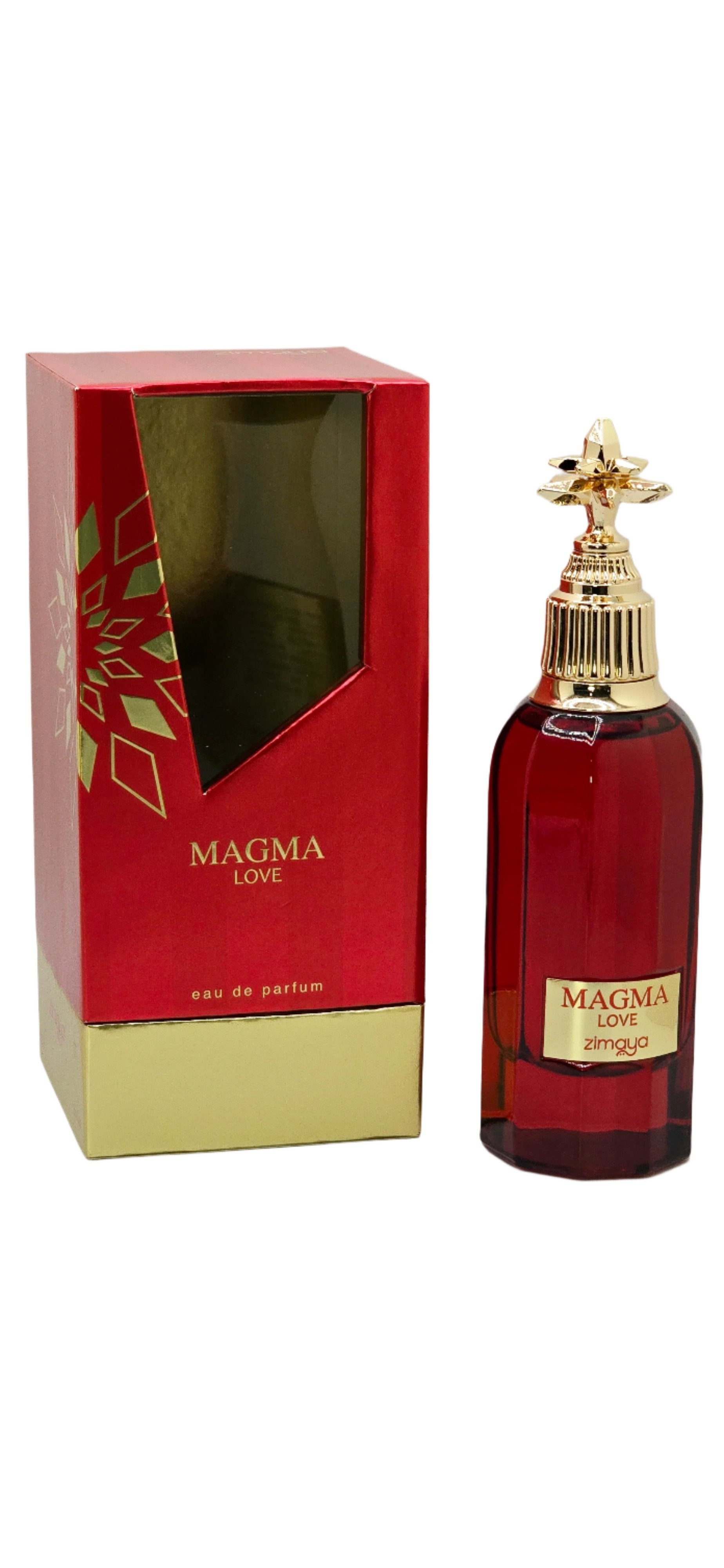 Magma Love By Zimaya For Women 3.4oz/100ml Amber Tuberose Musky White Floral Woody Animalic Fruity Powdery Sweet